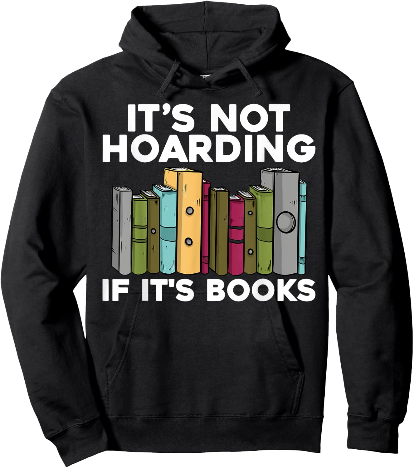 Cool Books Art Men Women Read Books Bookworm Library Reading Hoodie - Hoodie | Black