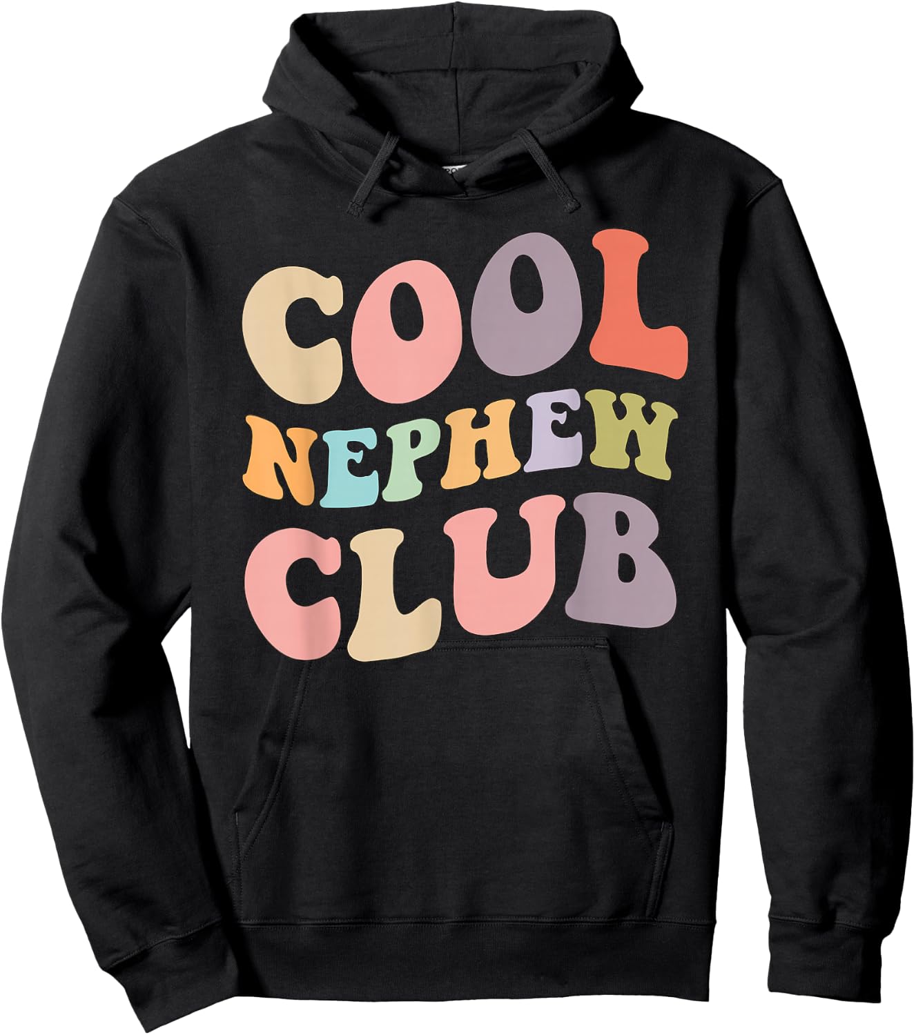 Cool Nephew Club Family Matching Design Hoodie - Hoodie | Black