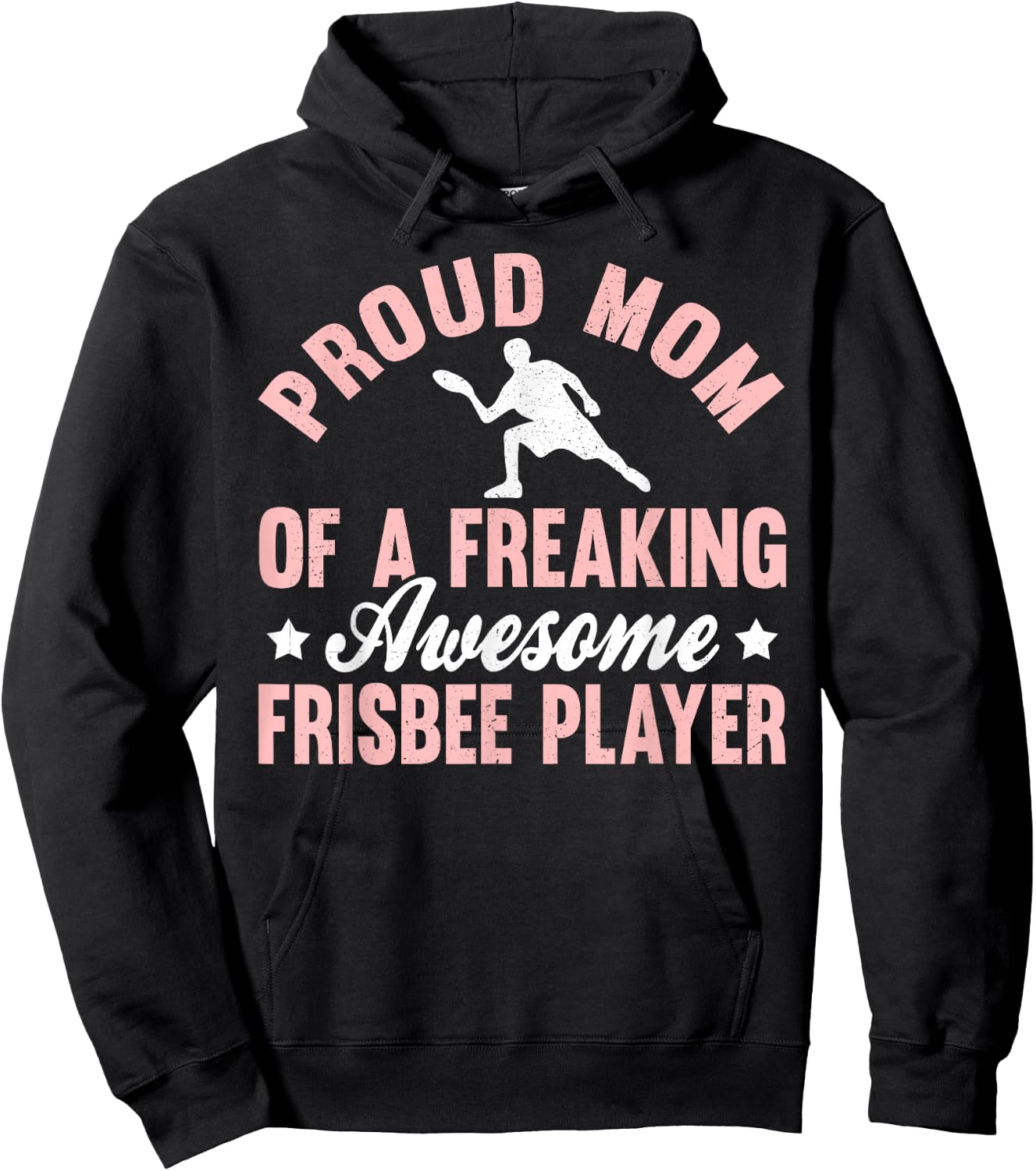 Frisbee Player Ultimate Frisbee Disc Golf Mom Mother Hoodie - Hoodie | Black
