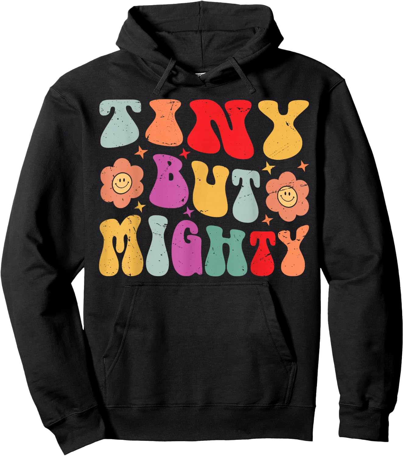 Tiny But Mighty - Funny Short Girls - Petite Girlfriend Hoodie - Hoodie | Black