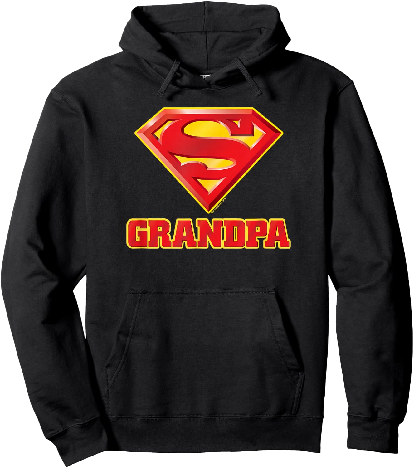 Superman Super Grandpa Hoodie - Hoodie | Black