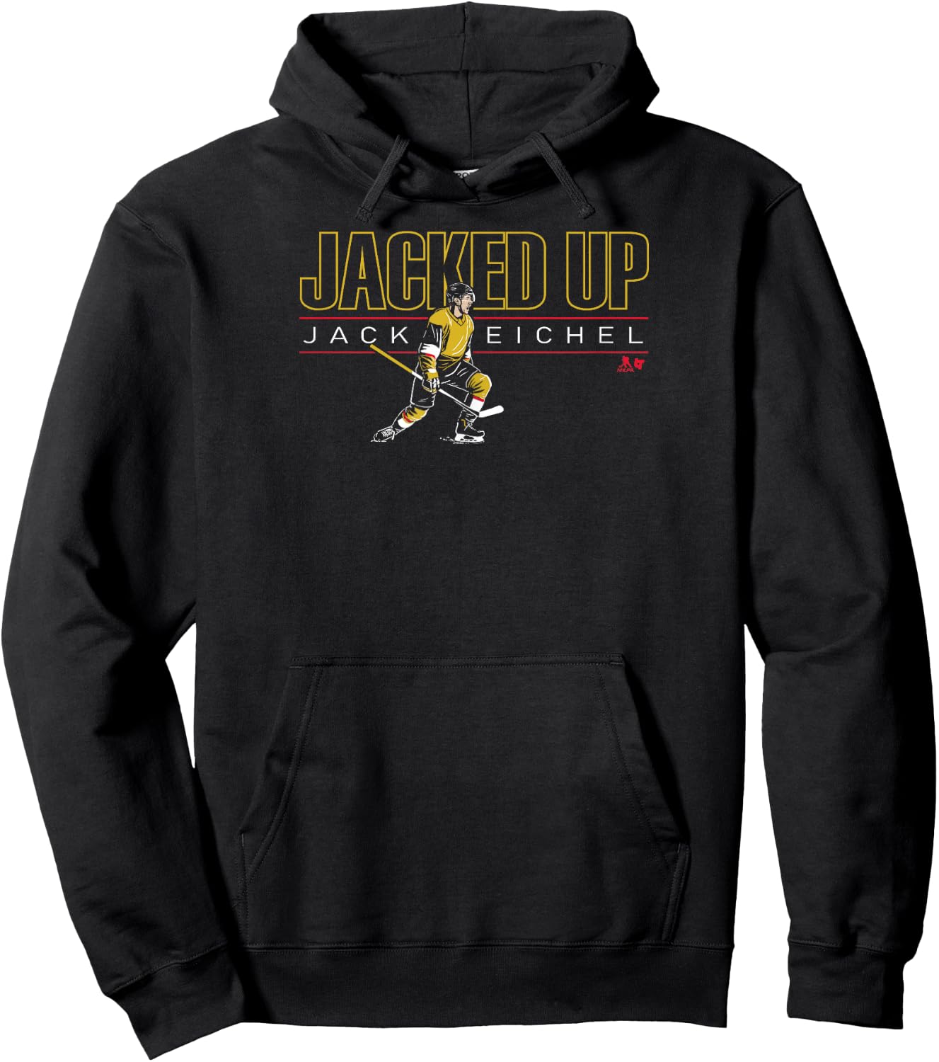 Jack Eichel - Jacked Up - Vegas Hockey Hoodie - Hoodie | Black