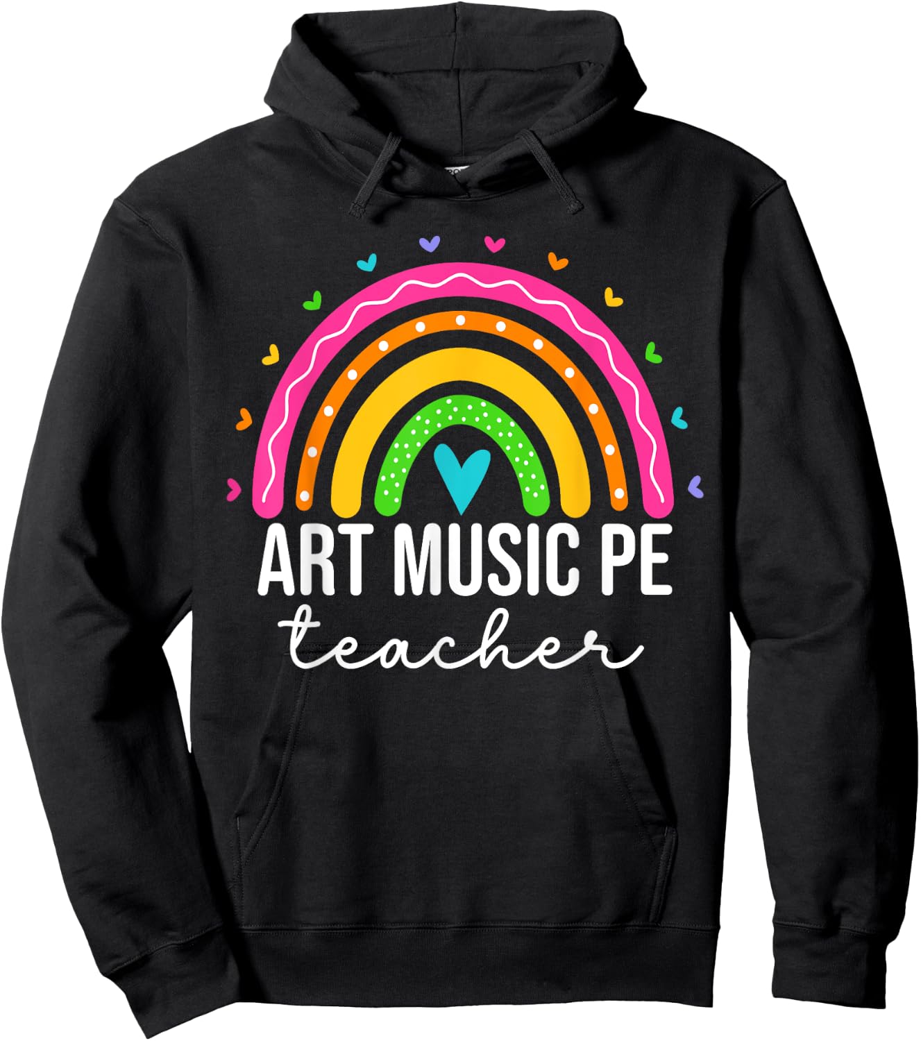 Art Music PE Teacher Physical Education Phys Ed Hoodie - Hoodie | Black