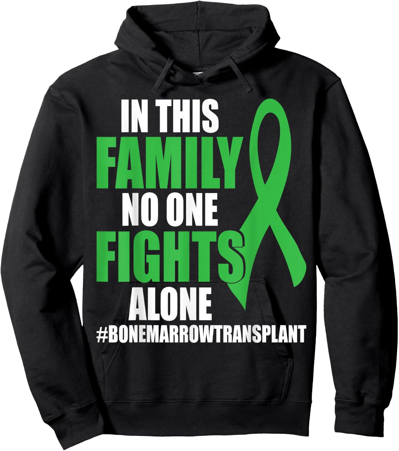 Bone Marrow Warrior Bone Marrow Transplant Donation Hoodie - Hoodie | Black