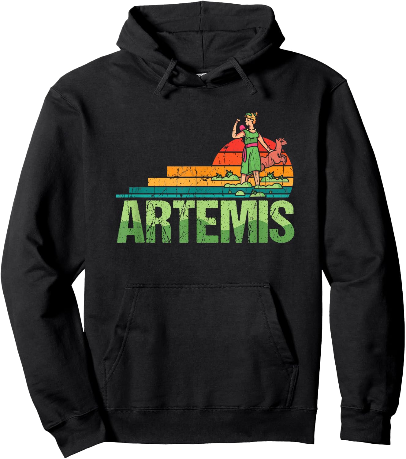 Artemis - Goddess of Hunt & Nature Hoodie - Hoodie | Black