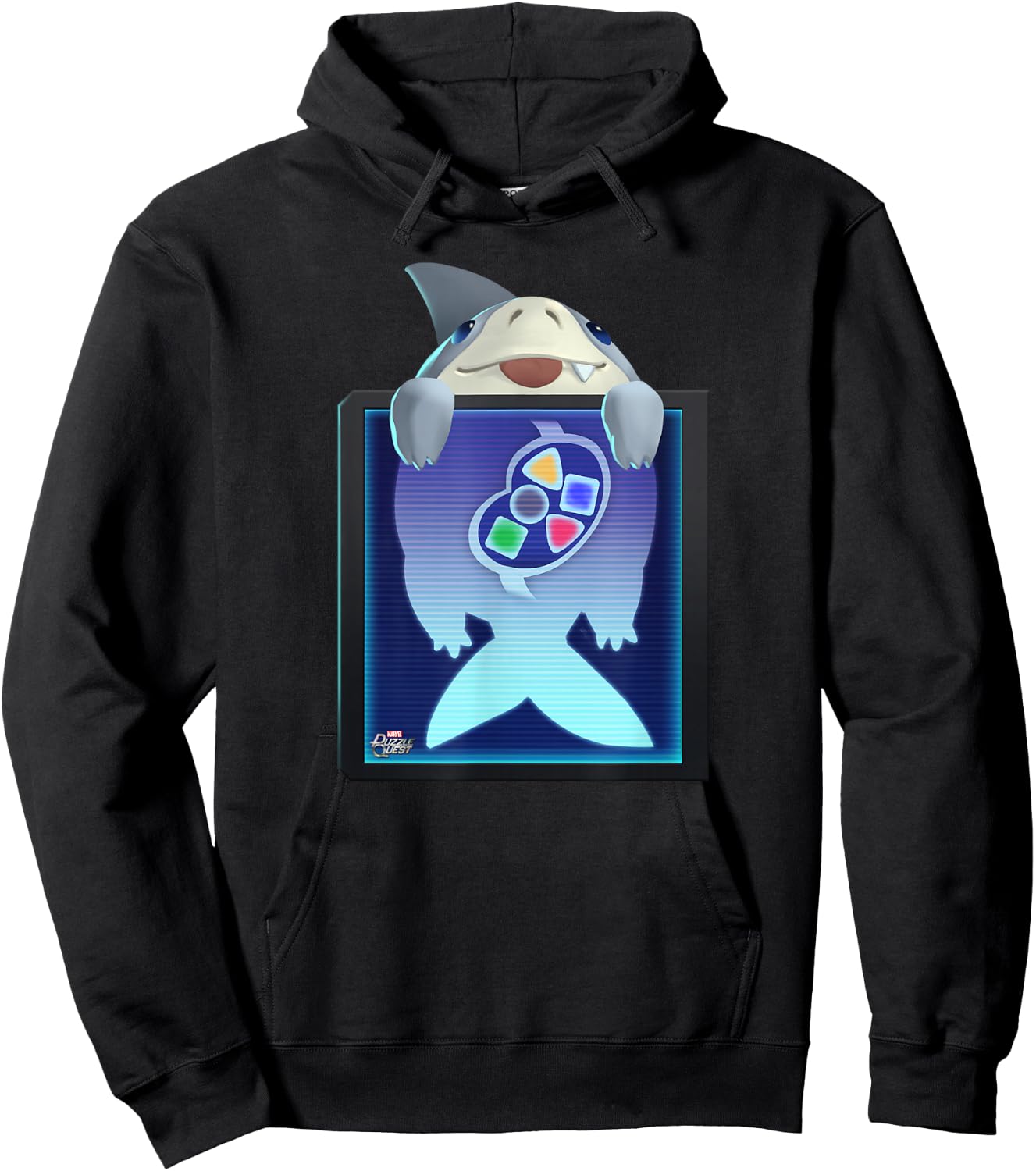 Marvel Puzzle Quest Jeffrey Land Shark Jeff! Don’t Eat That! Hoodie - Hoodie | Black