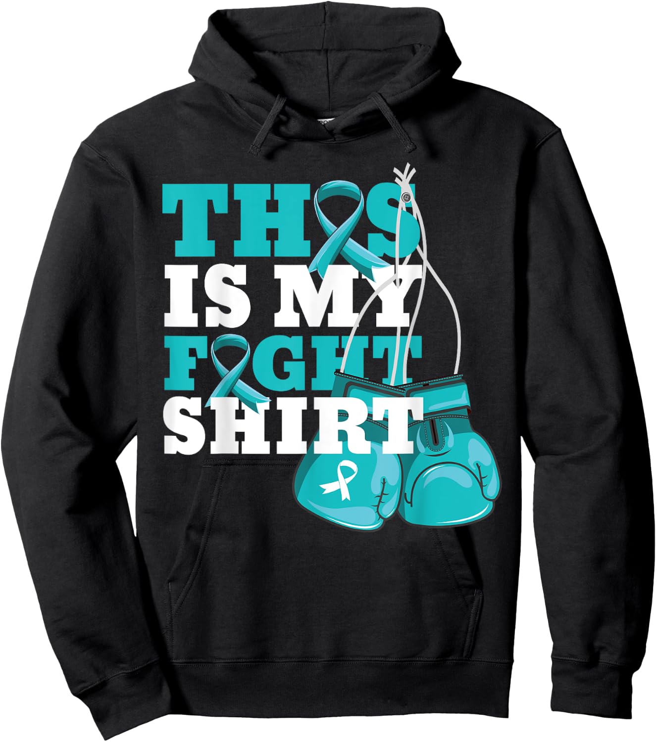 This Is My Fight Shirt Scleroderma Fighter Support Strong Hoodie - Hoodie | Black