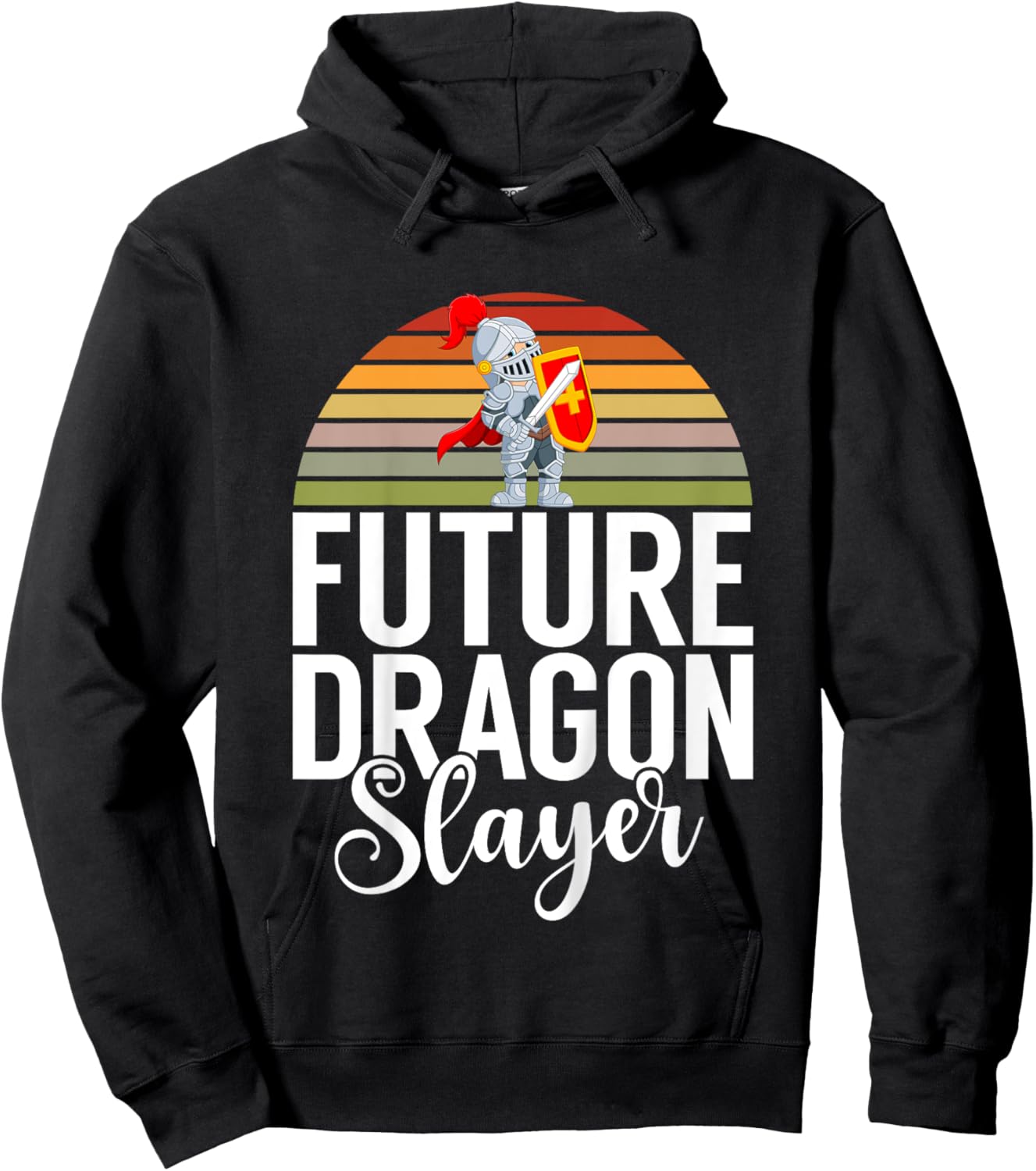 Future Dragon Slayer Knight Hoodie - Hoodie | Black