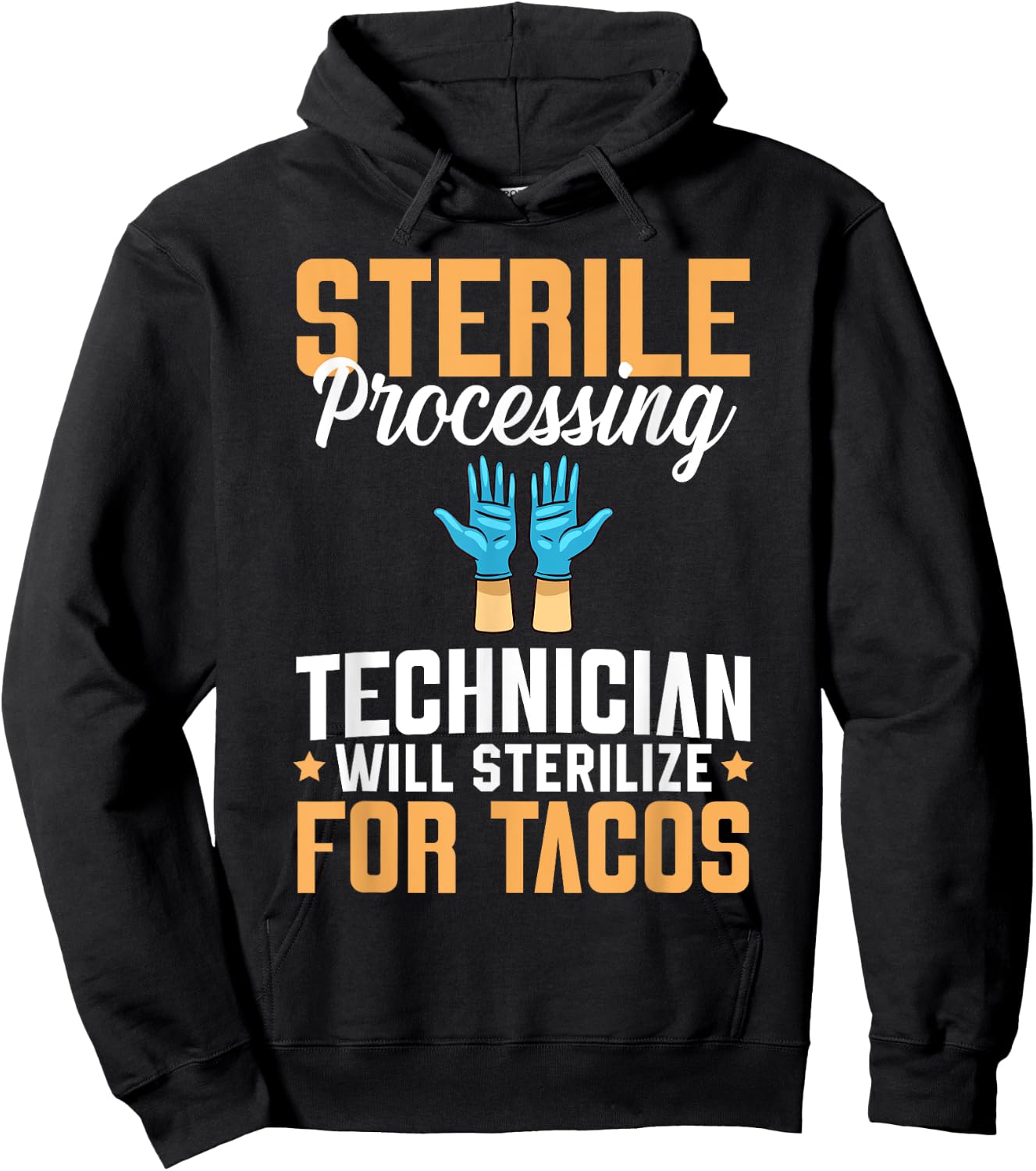 Sterile Processing Technician Instruments Tech Certification Hoodie - Hoodie | Black