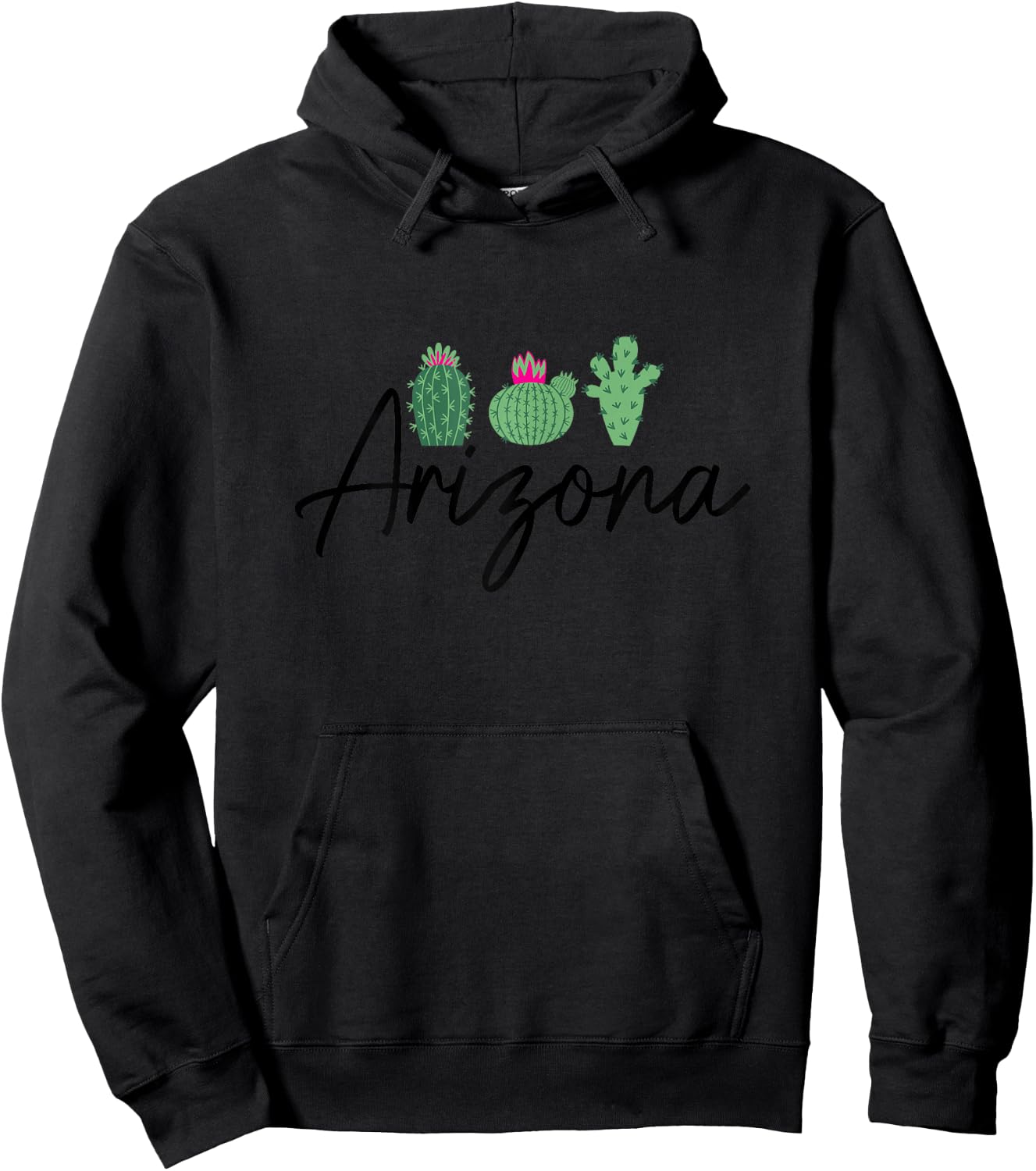 Arizona Cactus Cute AZ Pride Girls Hoodie - Hoodie | Black