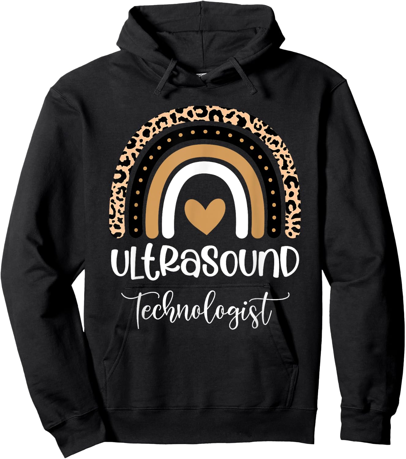 Ultrasound Technologist Sonography Ultrasound Tech Hoodie - Hoodie | Black