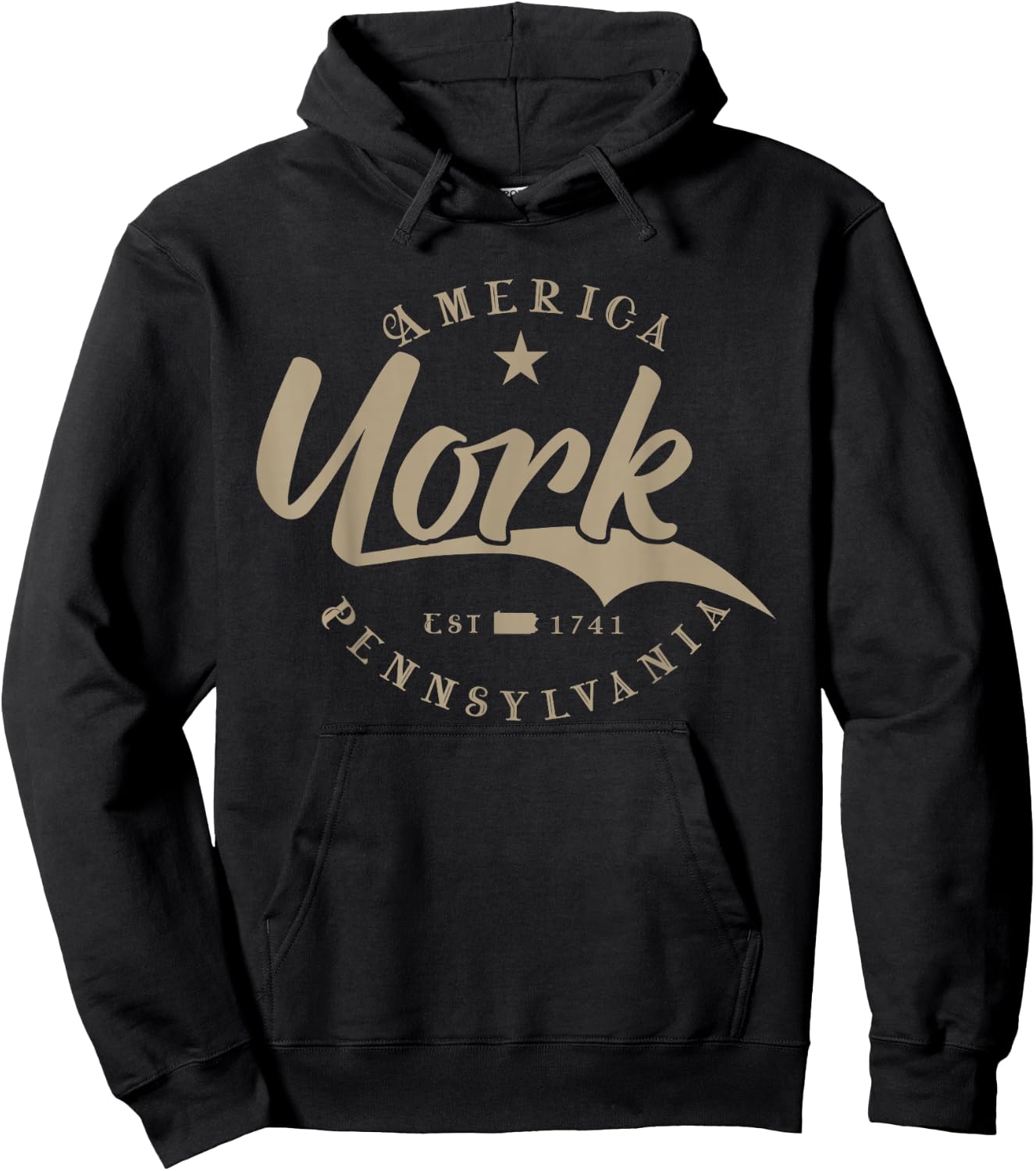 York PA | pennsylvania Hoodie - Hoodie | Black