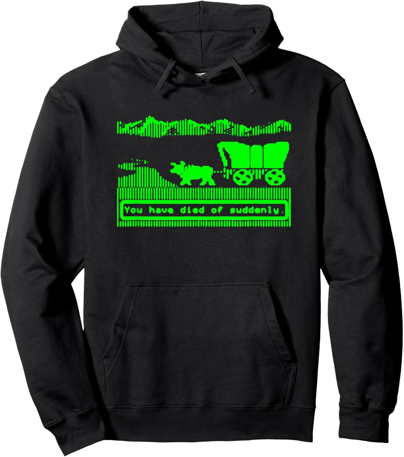 You have died of suddenly Hoodie - Hoodie | Black