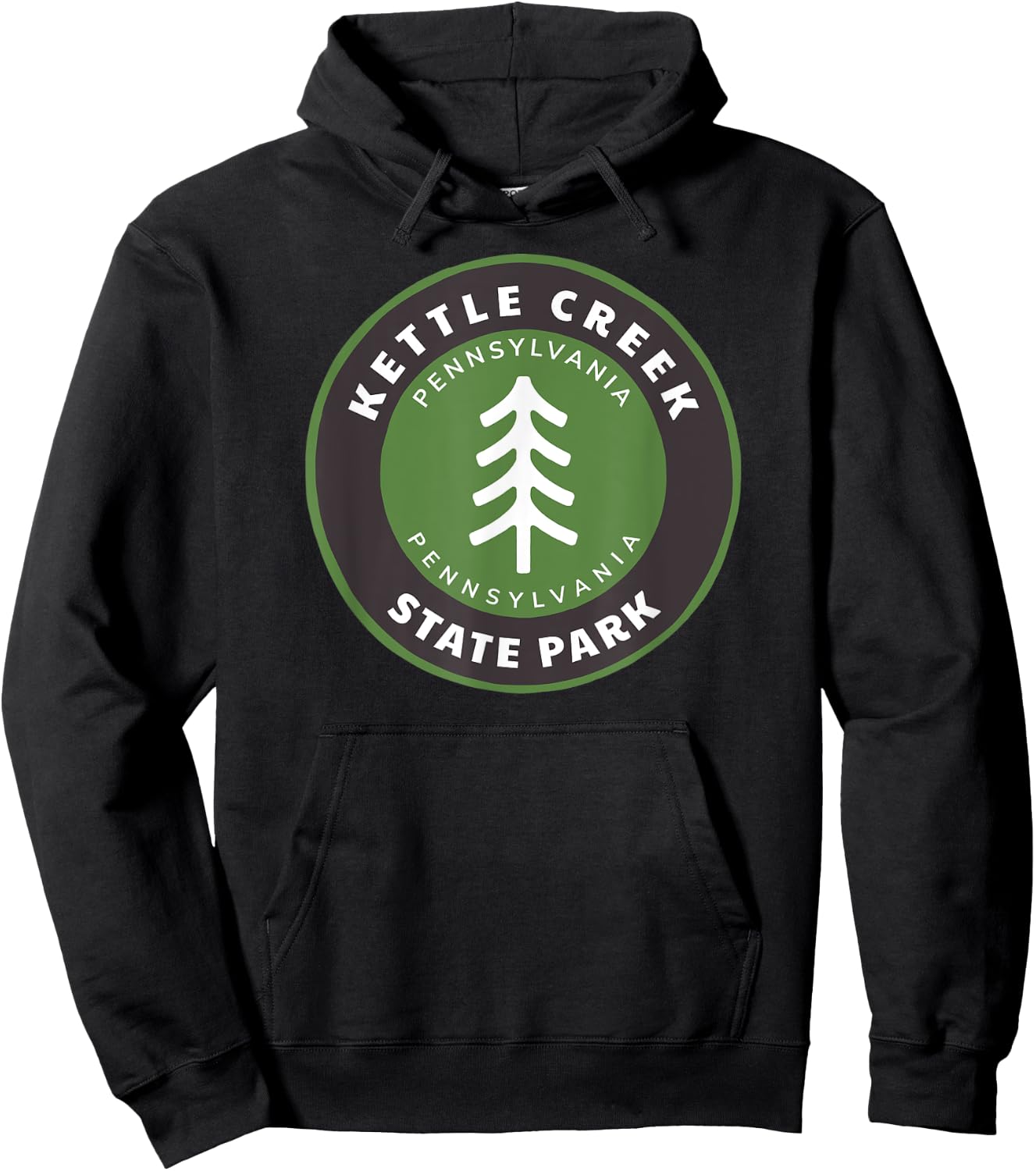 Kettle Creek State Park Pennsylvania PA Vacation Souvenir Hoodie - Hoodie | Black