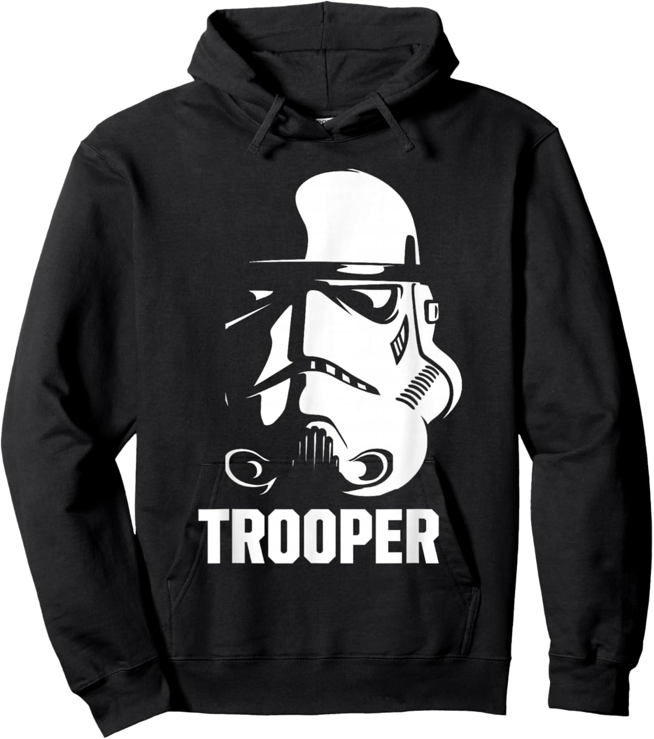 Star Wars Classic Vintage Stormtrooper Split Shadow Helmet Hoodie - Hoodie | Black