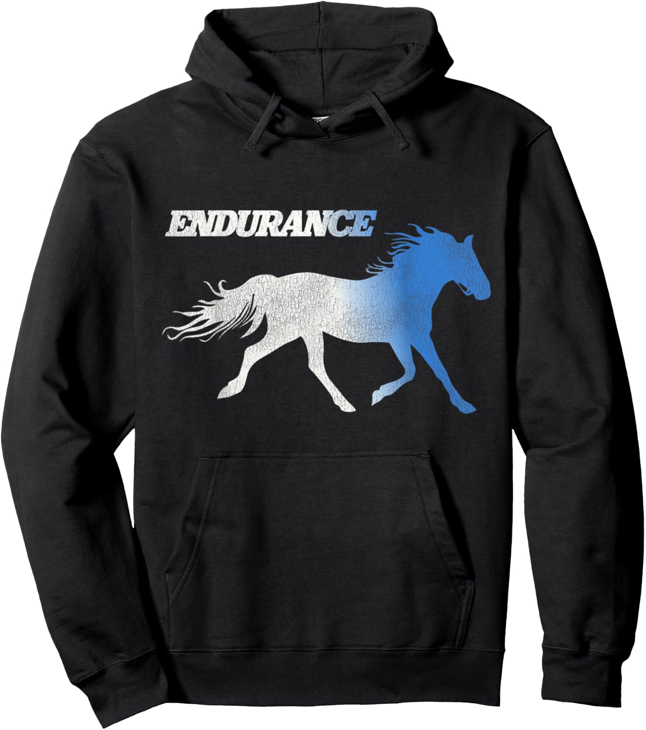 Vintage Napo Leo Dynamite Running Horses Endurance Hoodie - Hoodie | Black