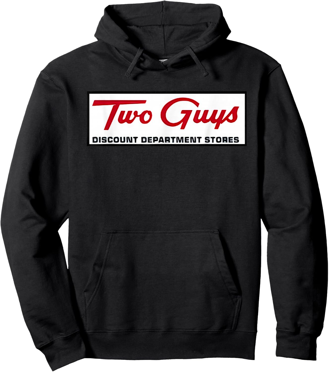 Two Guys Store Retro Vintage Hoodie - Hoodie | Black