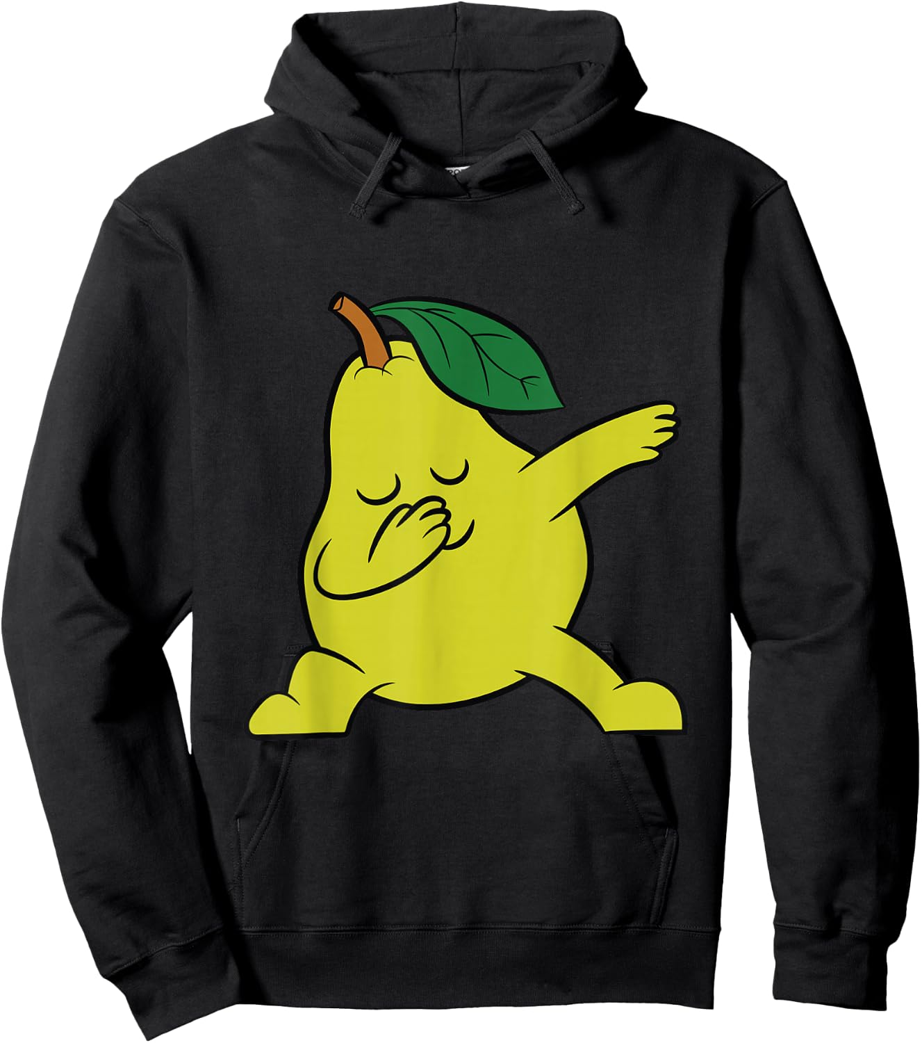 Pear Fruit Summer Cute Dabbing Pear Hoodie - Hoodie | Black