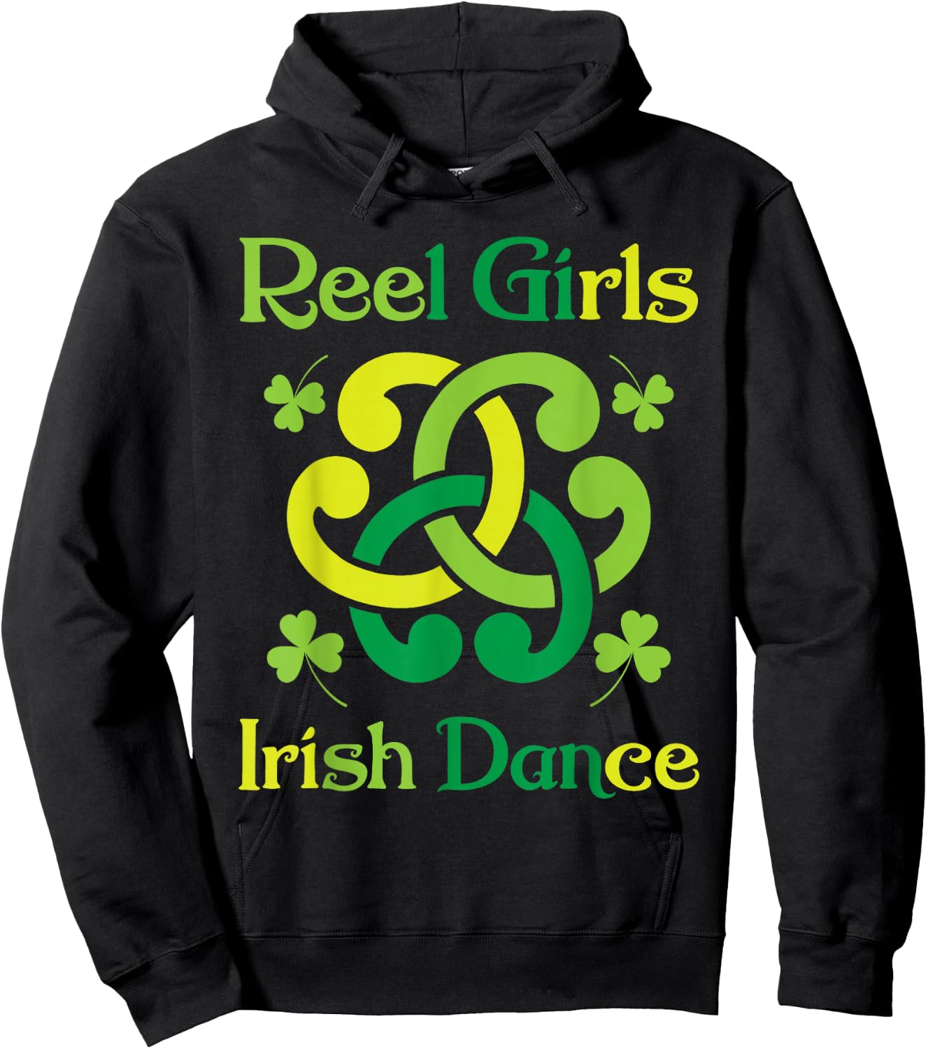 Reel Girls Irish Dance - Irish Dancer Ceili Reel Dance Hoodie - Hoodie | Black