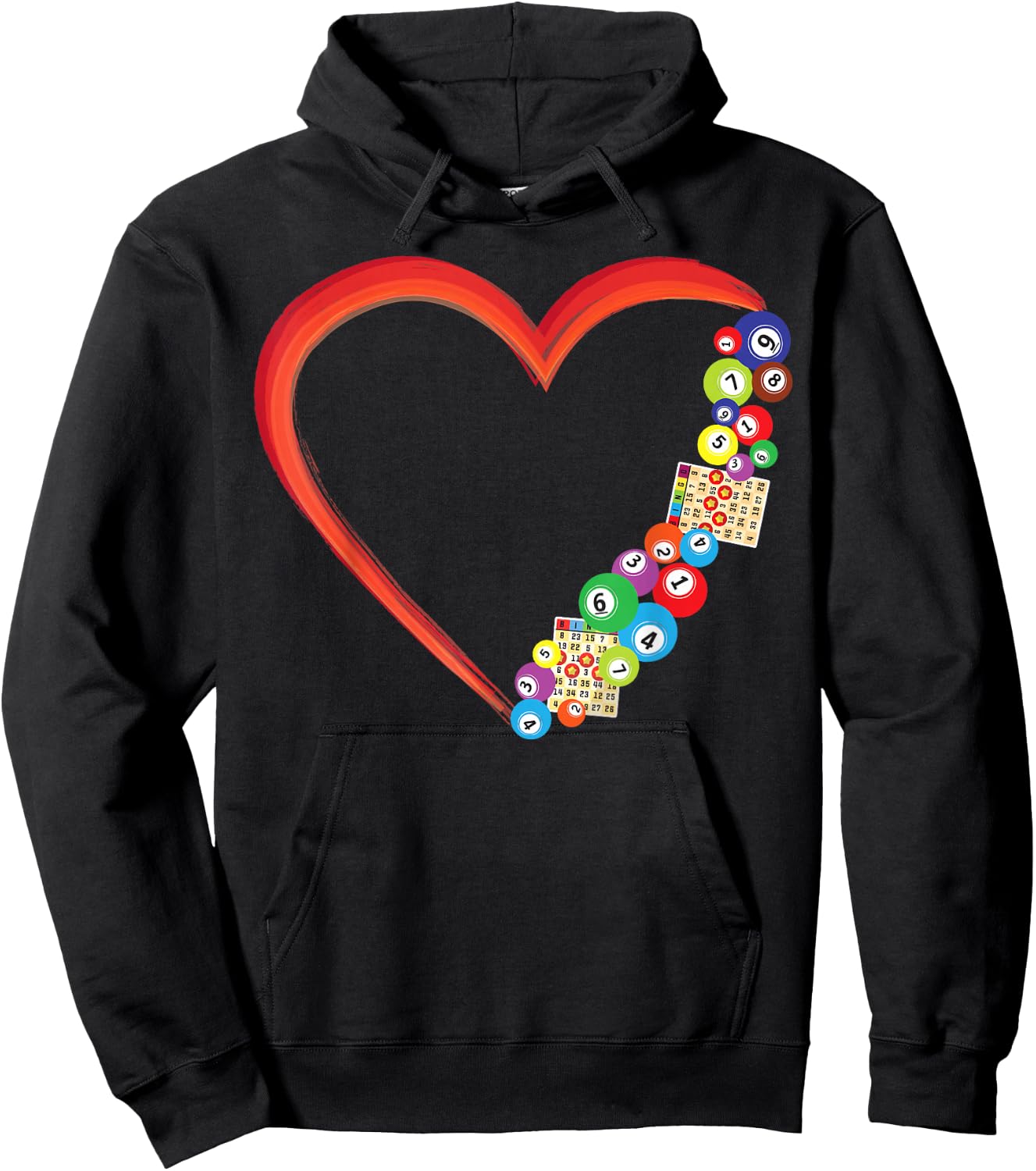 Bingo Player Heart Hoodie - Hoodie | Black