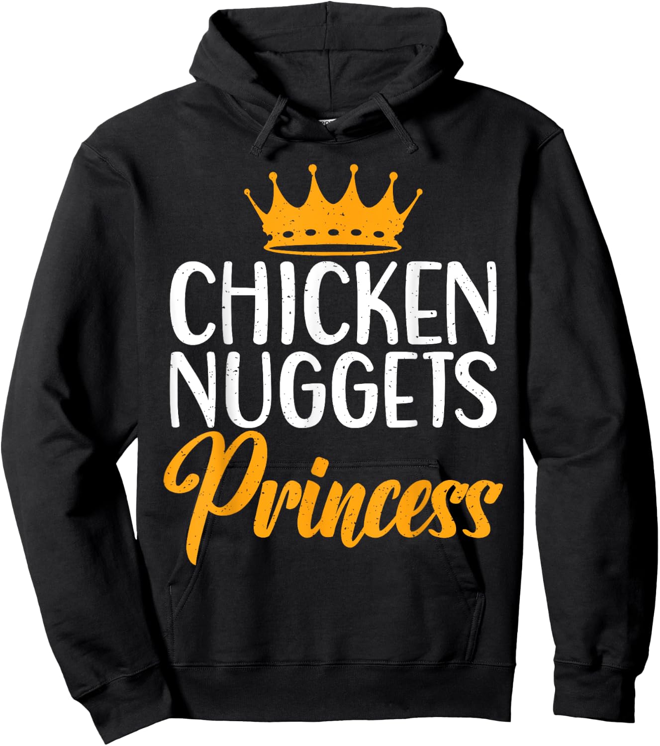 Chicken Nuggets Princess Hoodie - Hoodie | Black