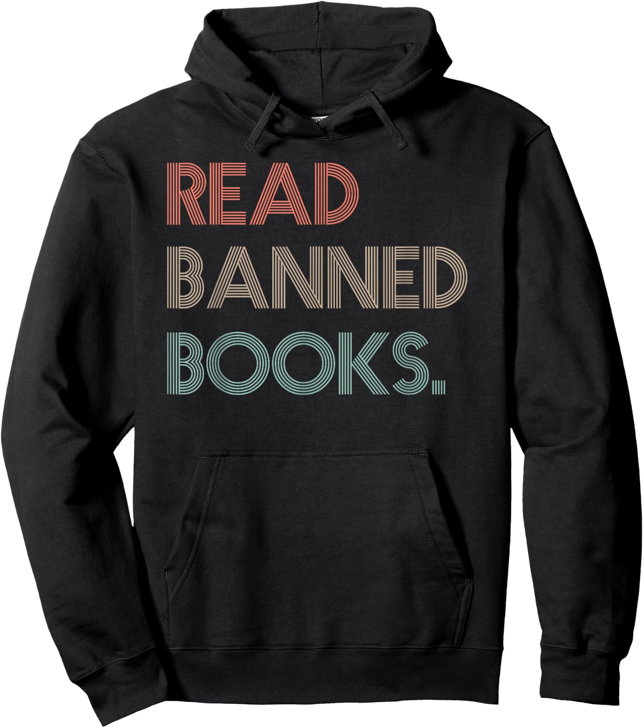 Read Banned Books Librarians Banned Books Week Retro Vintage Small Hoodie - Hoodie | Black