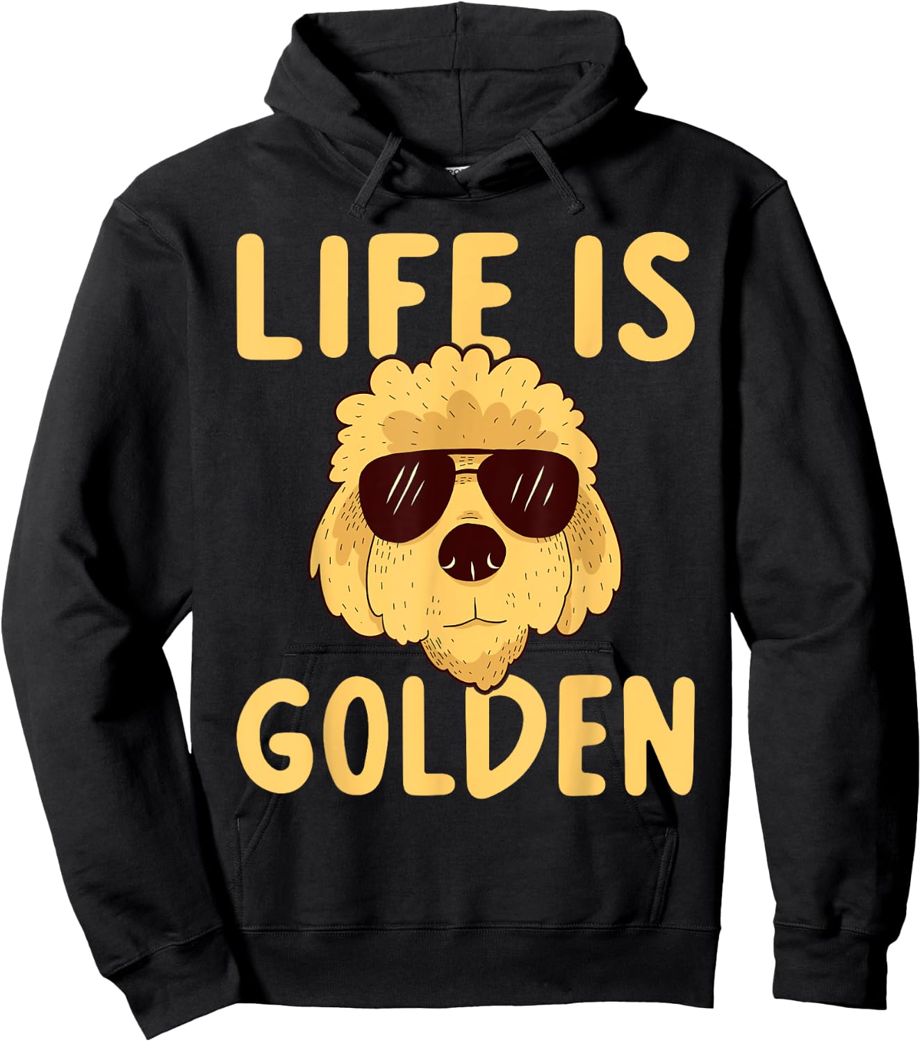 Golden Doodle Hoodie - Hoodie | Black
