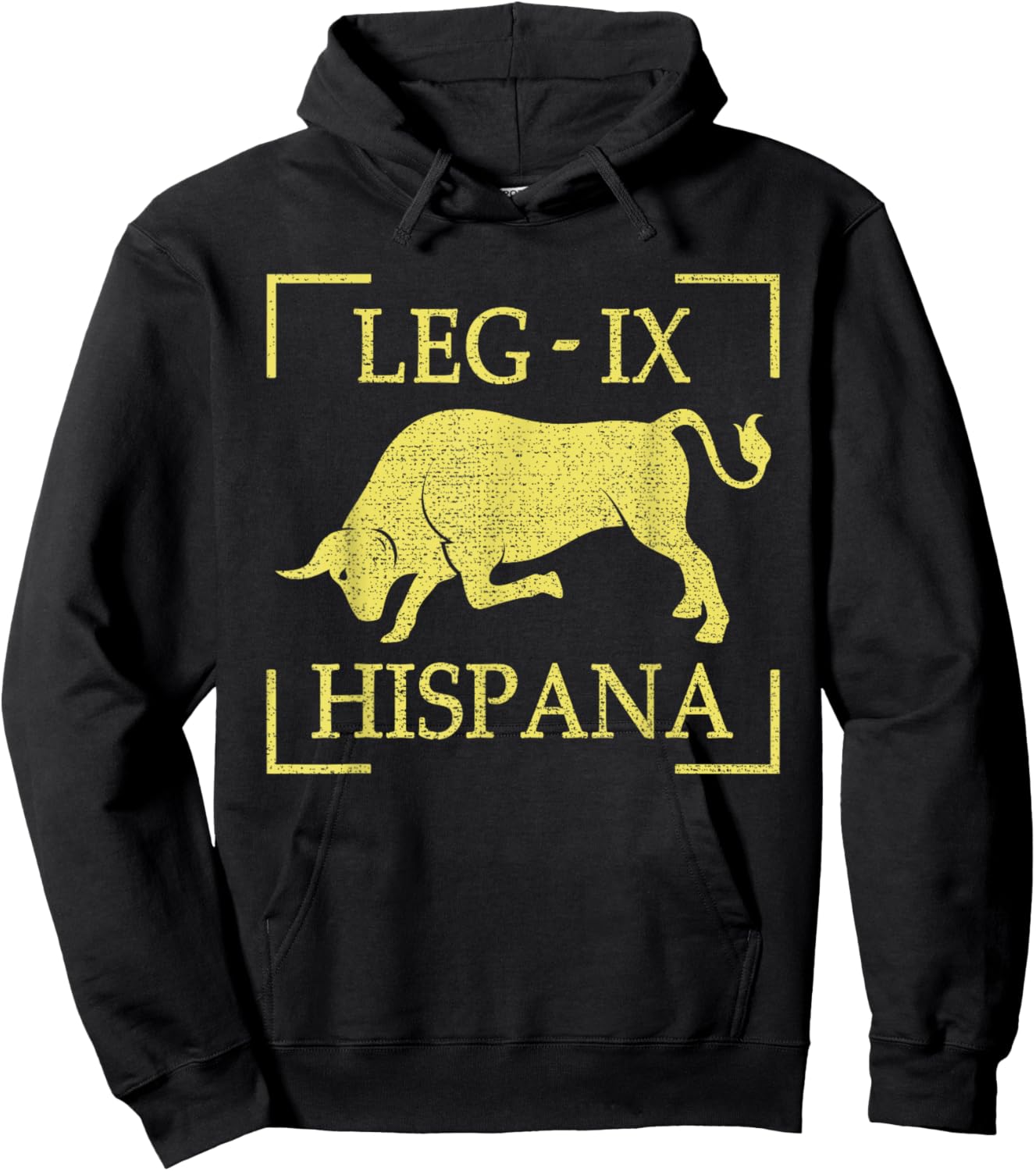 Legio IX Hispana 9th Roman Legion Empire Pedites Legionary Hoodie - Hoodie | Black