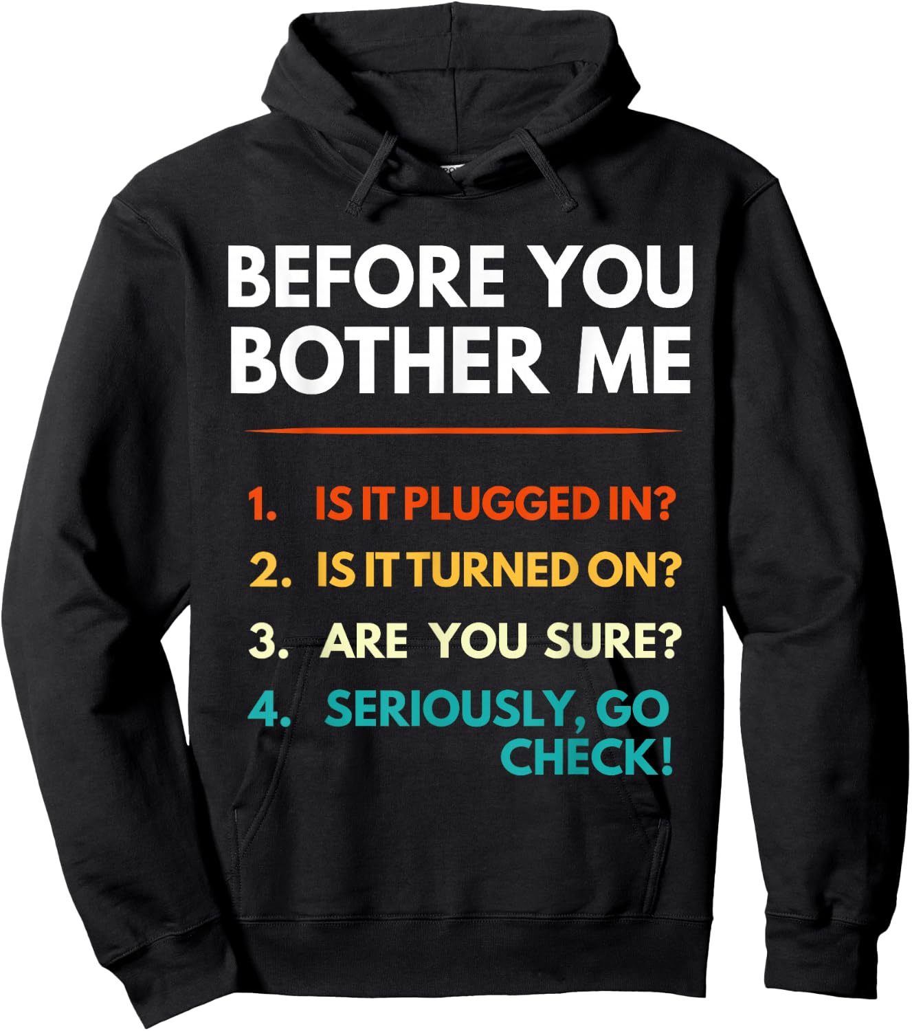 It Support Checklist Funny Office Computer Helpdesk Tech Guy Hoodie - Hoodie | Black