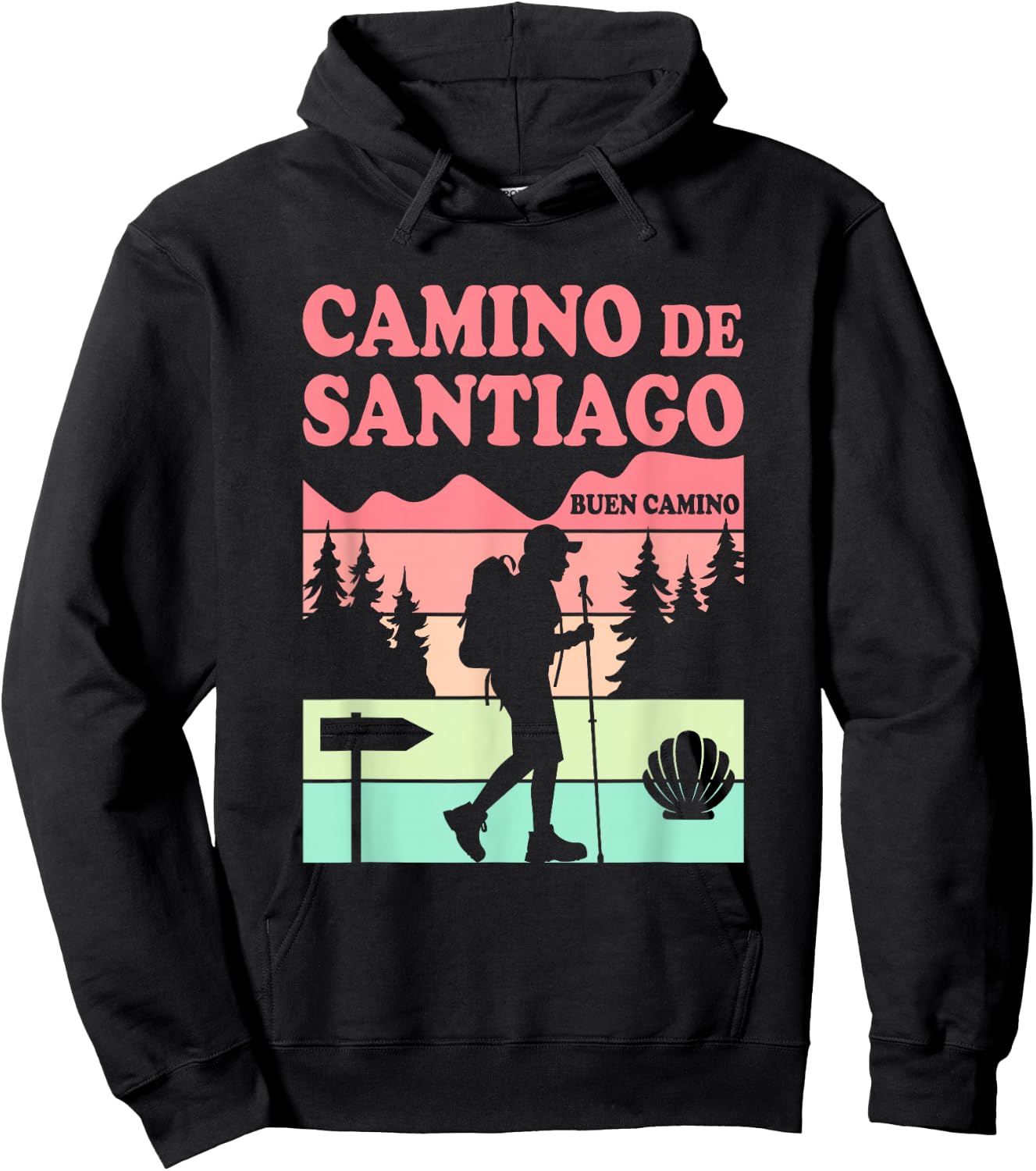 Camino de Santiago Hoodie - Hoodie | Black