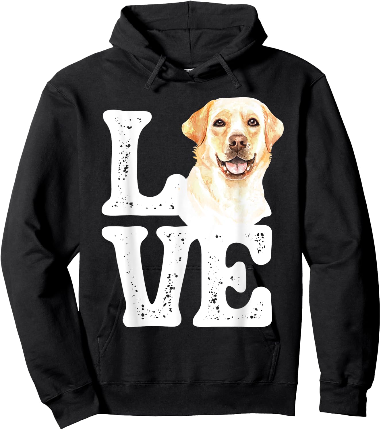 Love Labrador Dog Owner Pet Trainer Breeder Pup Lover Men Women Kids Hoodie - Hoodie | Black