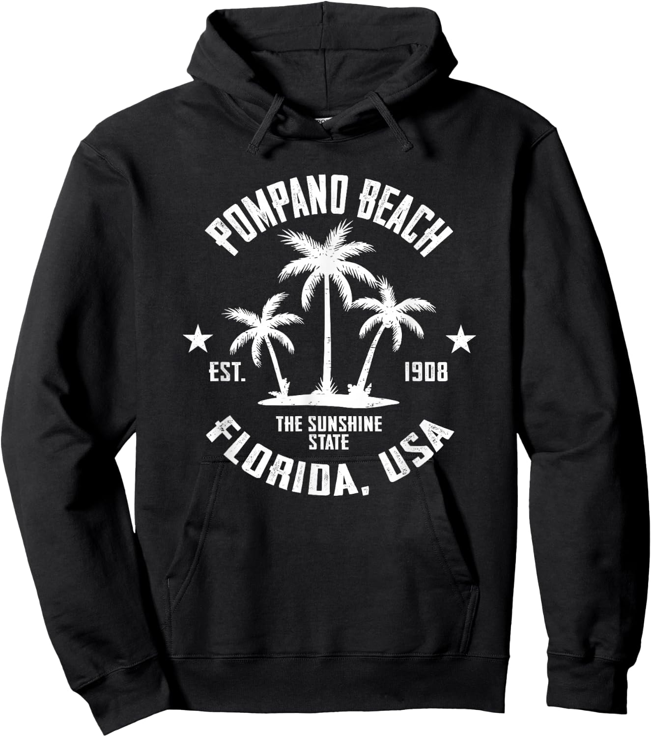 Pompano Beach Hoodie - Hoodie | Black