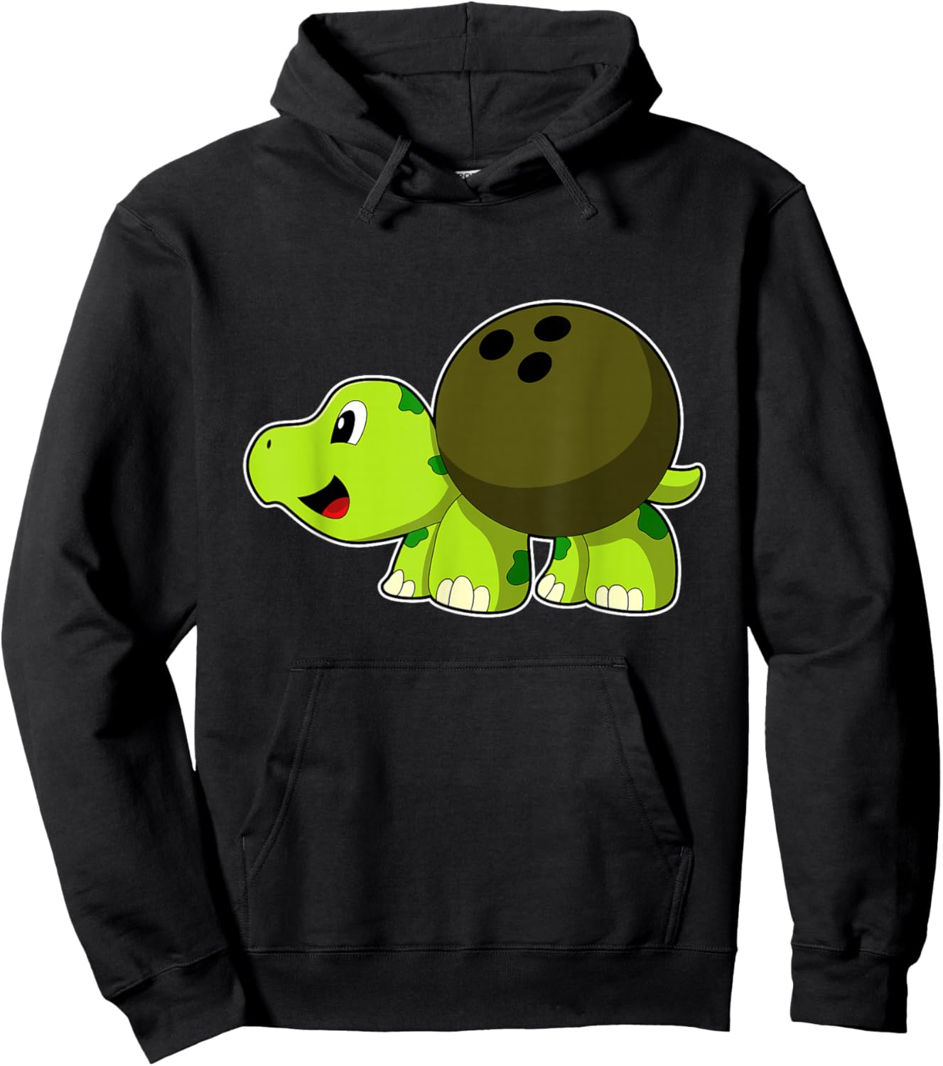 Turtle Bowling Bowling ball Sports Hoodie - Hoodie | Black