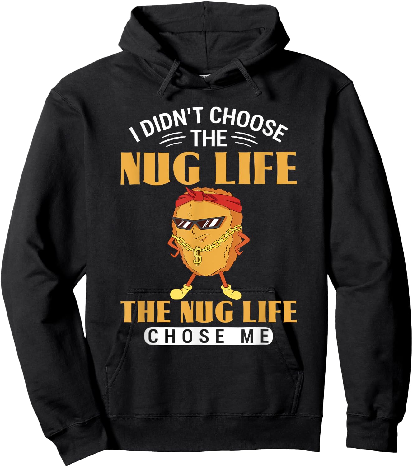 Funny Chicken Nugget Chicken Lover Nuggets Hoodie - Hoodie | Black