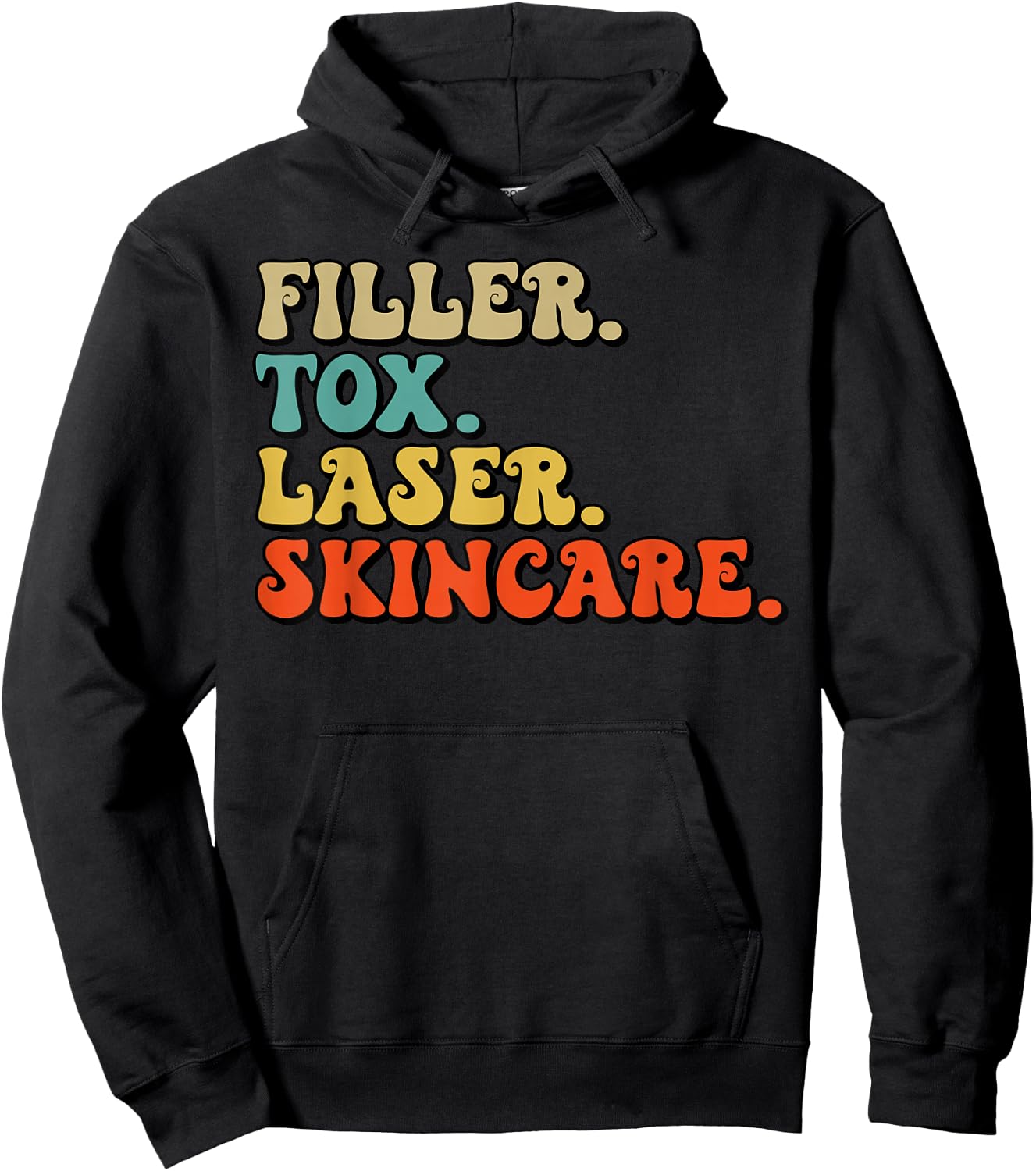 Filler Tox Laser Skincare Botox Dealer Injector Nurse Medspa Hoodie - Hoodie | Black