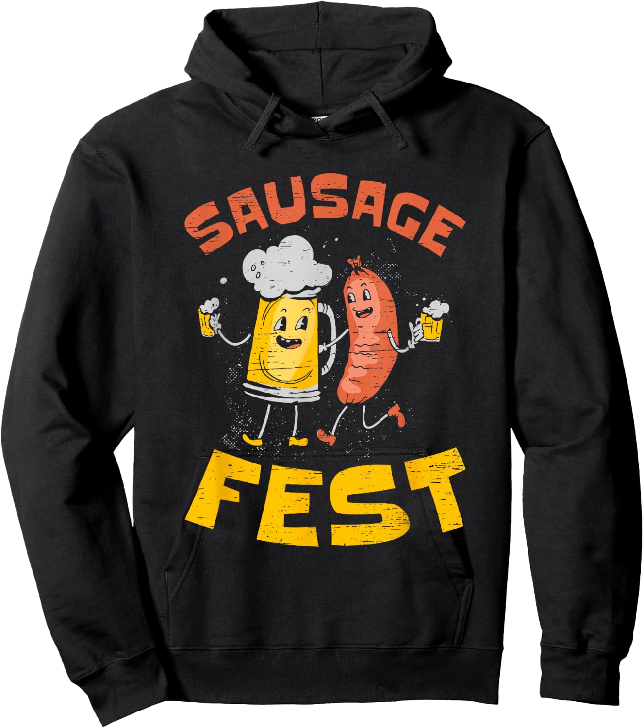 Sausage Fest for a Hotdog Wiener Griller Hoodie - Hoodie | Black