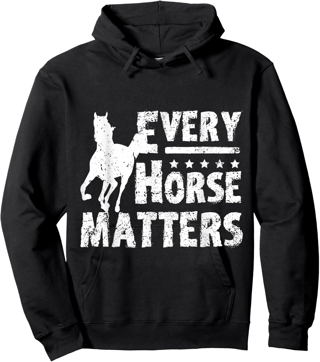 Horse rescue Every horse matters Hoodie - Hoodie | Black