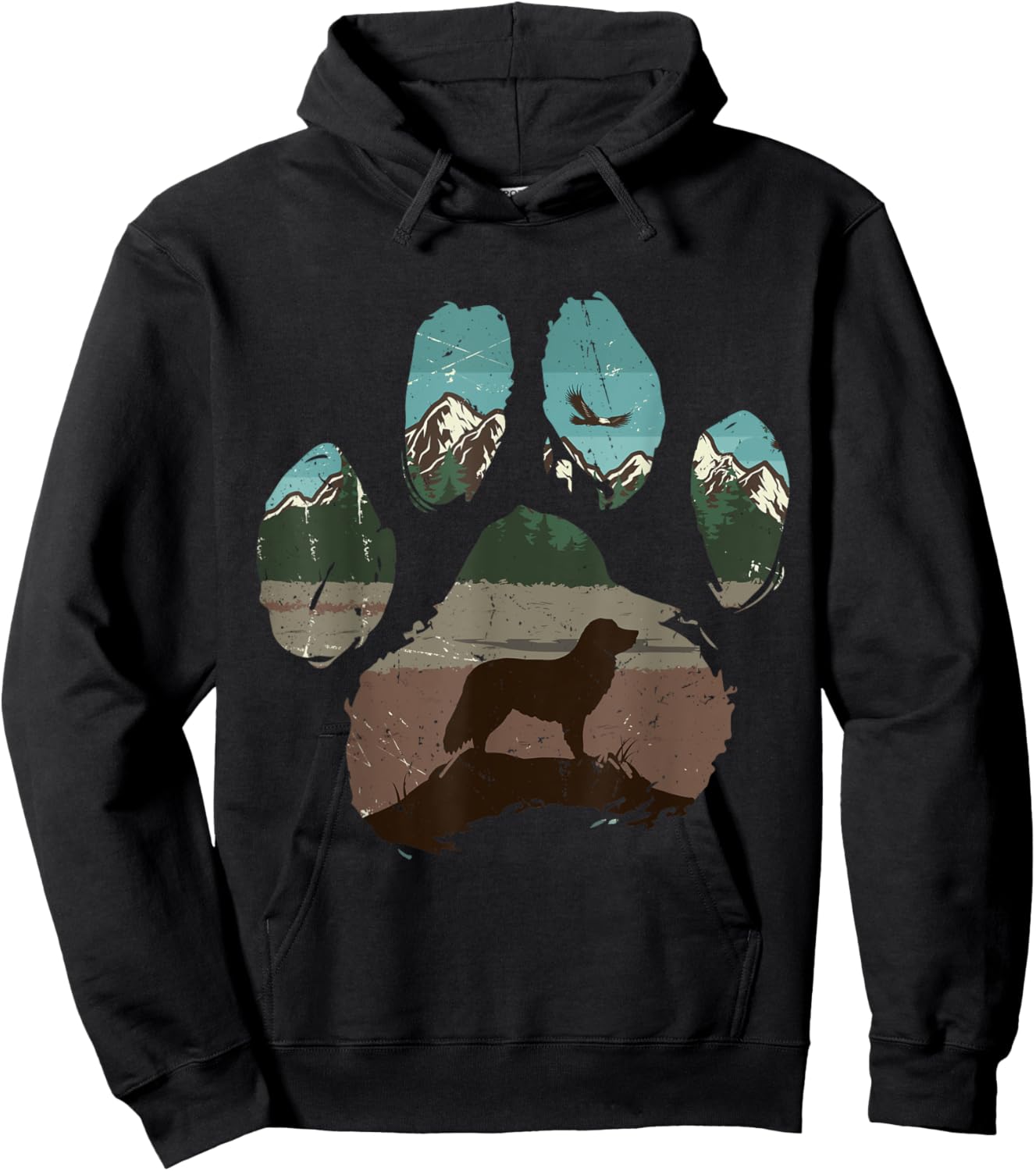 Nova Scotia Duck Tolling Retriever Toller Paw Mom Dad Dog Lo Hoodie - Hoodie | Black