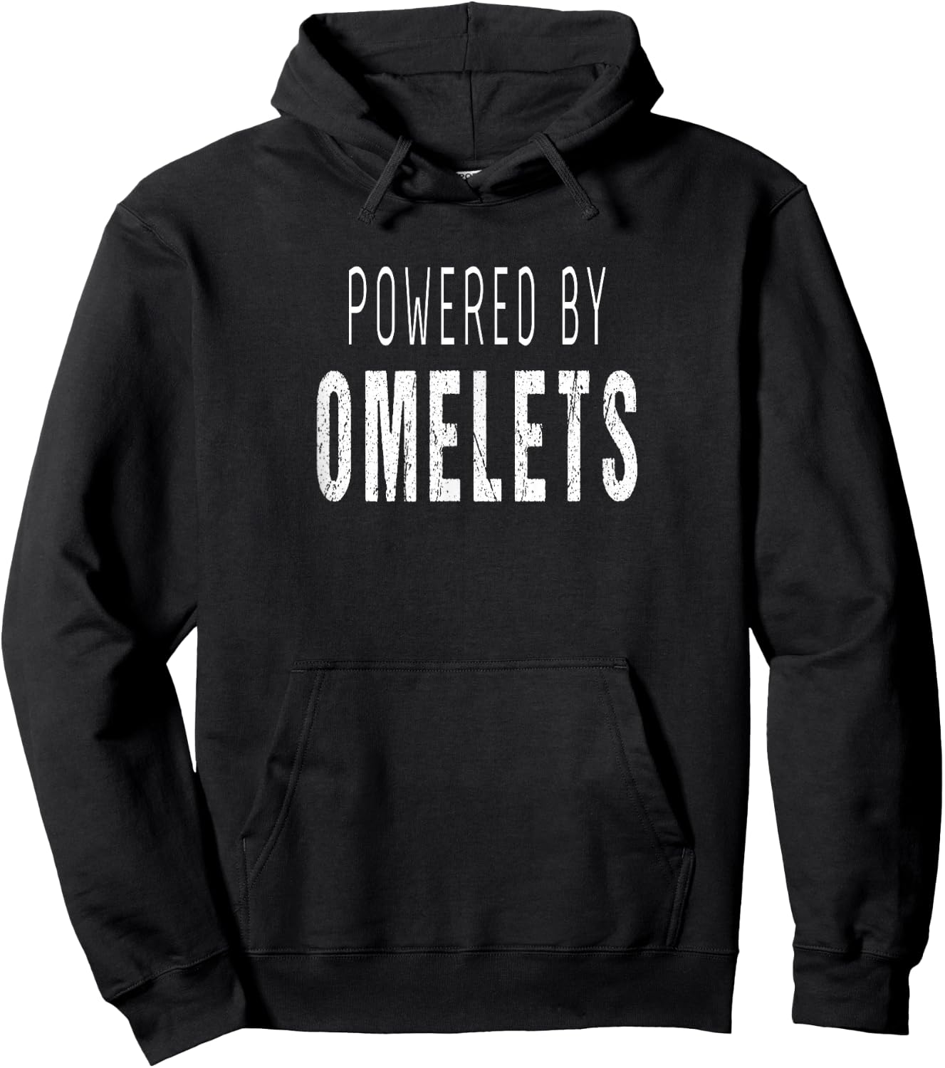 Omelets Lover - Powered By Omelets Hoodie - Hoodie | Black