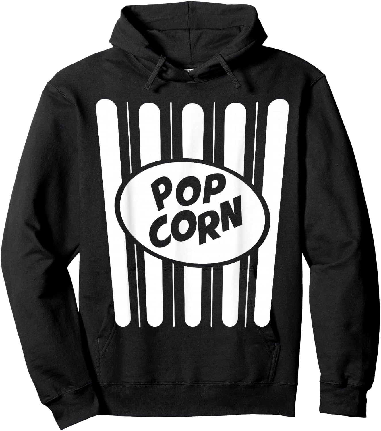 Halloween Costume Popcorn Hoodie - Hoodie | Black