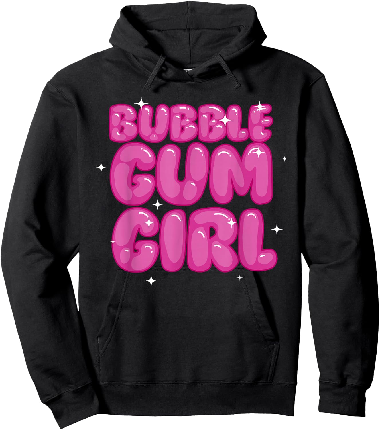 Cute Bubblegum for Girls Kids Bubble Gum Candy Lover Hoodie - Hoodie | Black