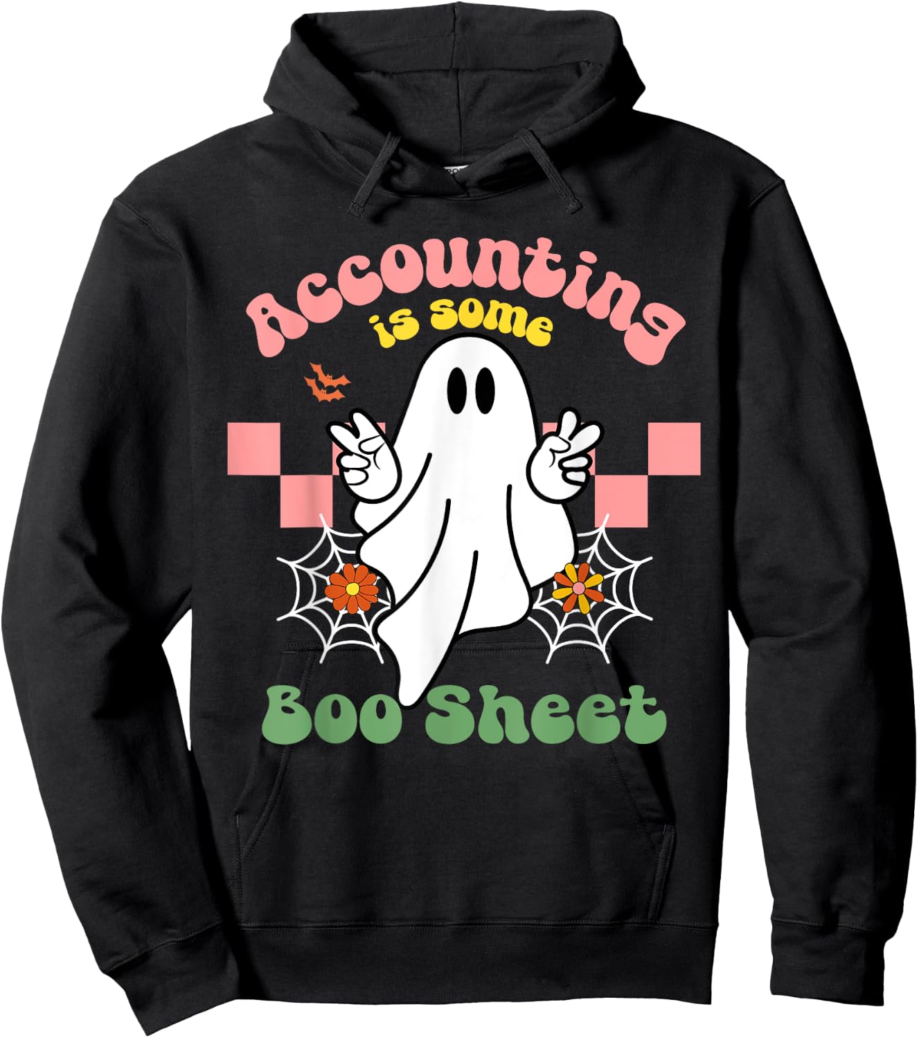 This Is Boo Sheet Accounting Halloween Costume Men Women Hoodie - Hoodie | Black