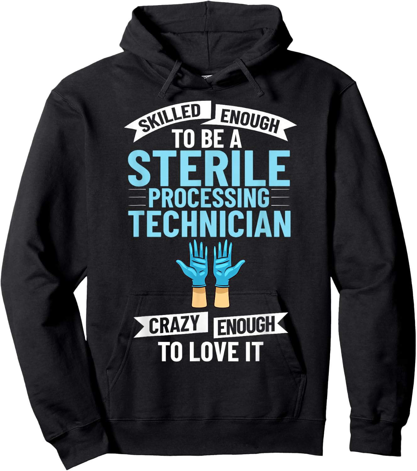 Sterile Processing Technician Instruments Tech Certification Hoodie - Hoodie | Black