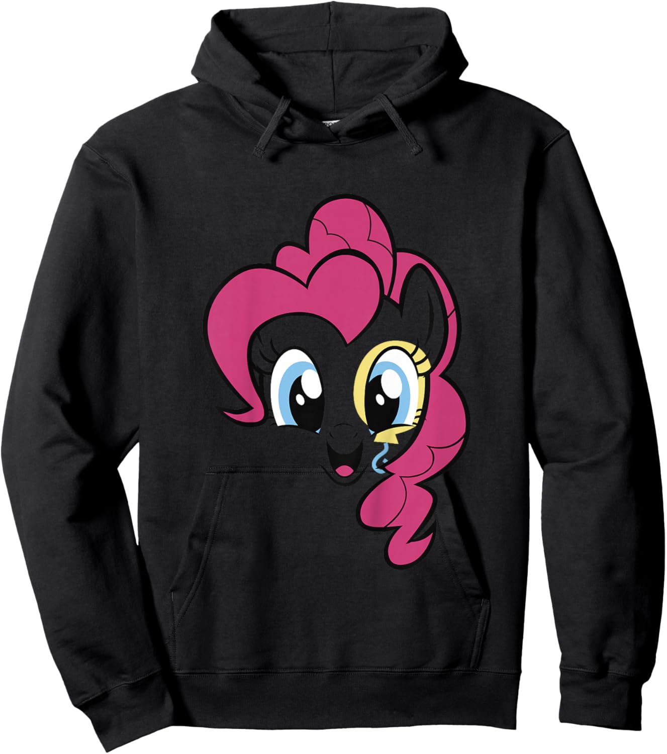 Kids My Little Pony: Friendship Is Magic Pinkie Pie Big Face Hoodie - Hoodie | Black