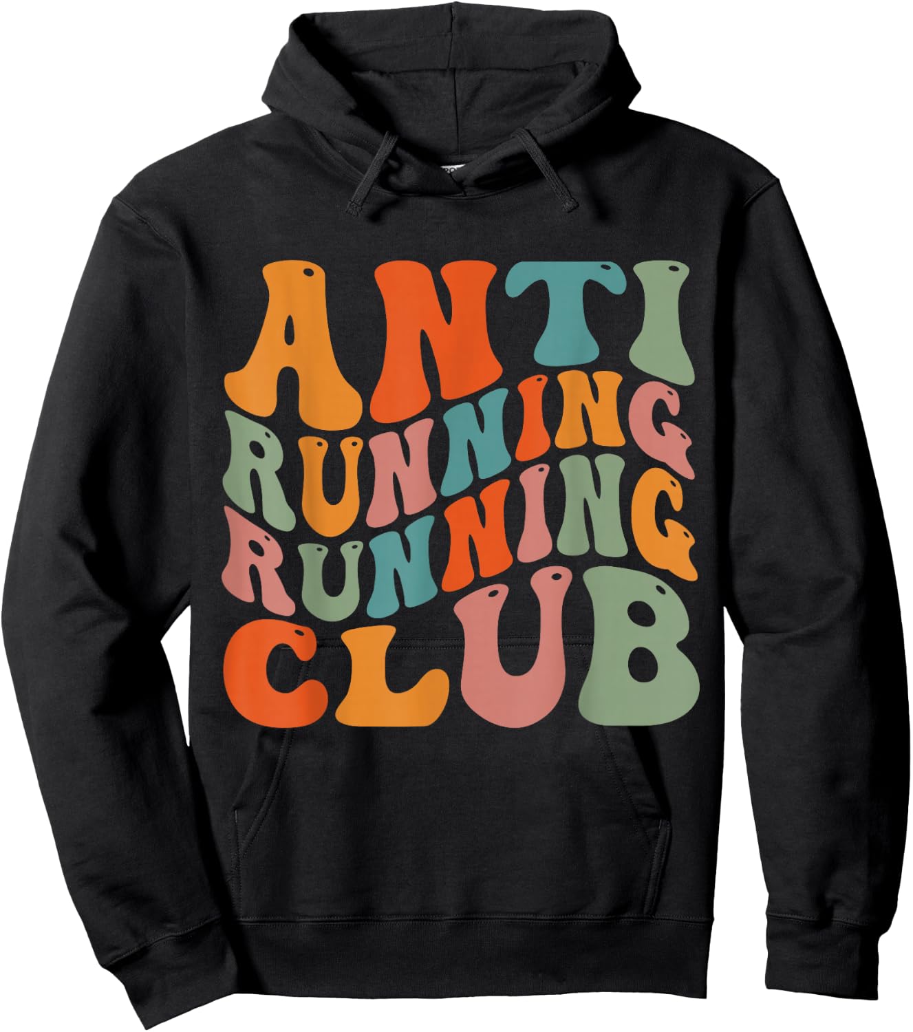 Anti Running Running Club Hoodie - Hoodie | Black