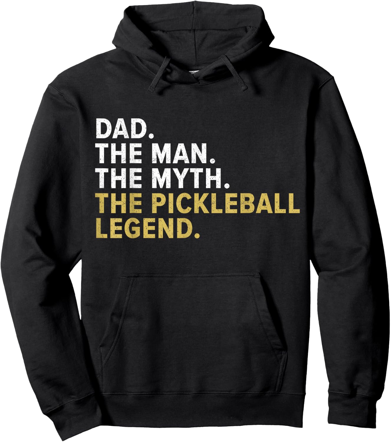 Pickleball Shirts - Dad Pickleball Shirt, Pickleball Hoodie - Hoodie | Black