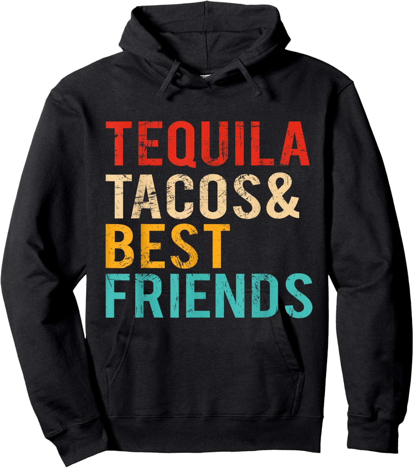 Cinco De Mayo Tequila Tacos Best Friends Drinking Men Women Hoodie - Hoodie | Black