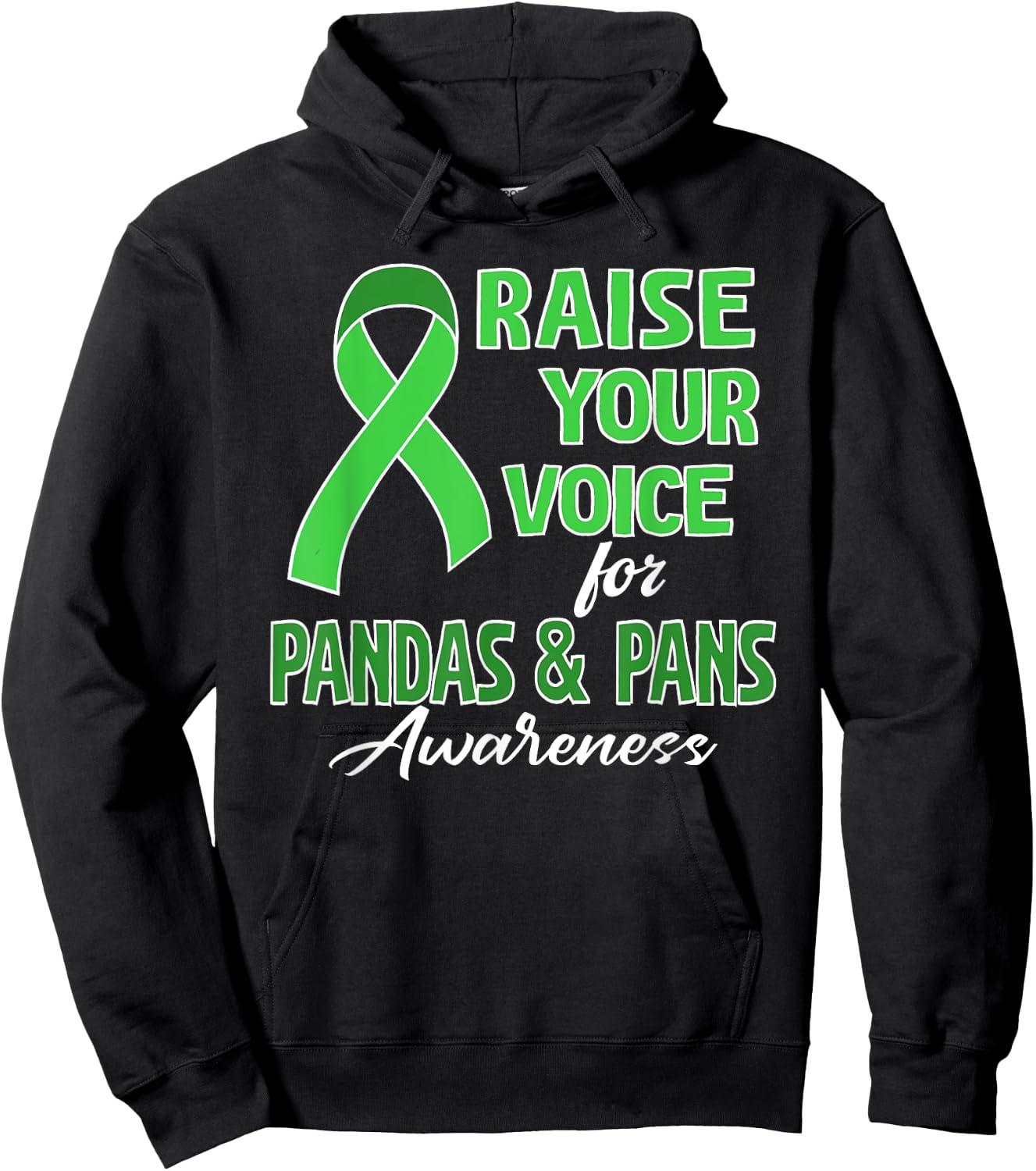 Pandas Pans Awareness Hoodie - Hoodie | Black