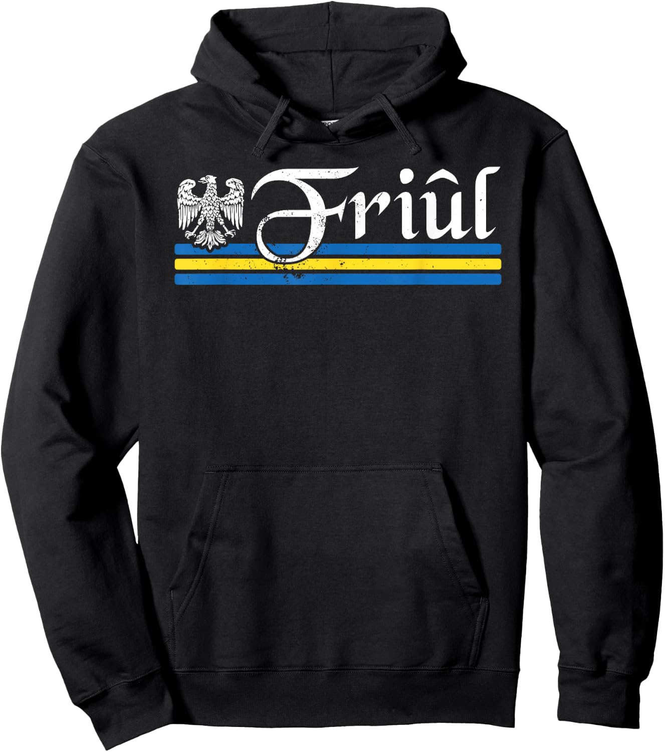 Friuli Pordenone Udine Ethnicity Souvenir Italian Hoodie - Hoodie | Black