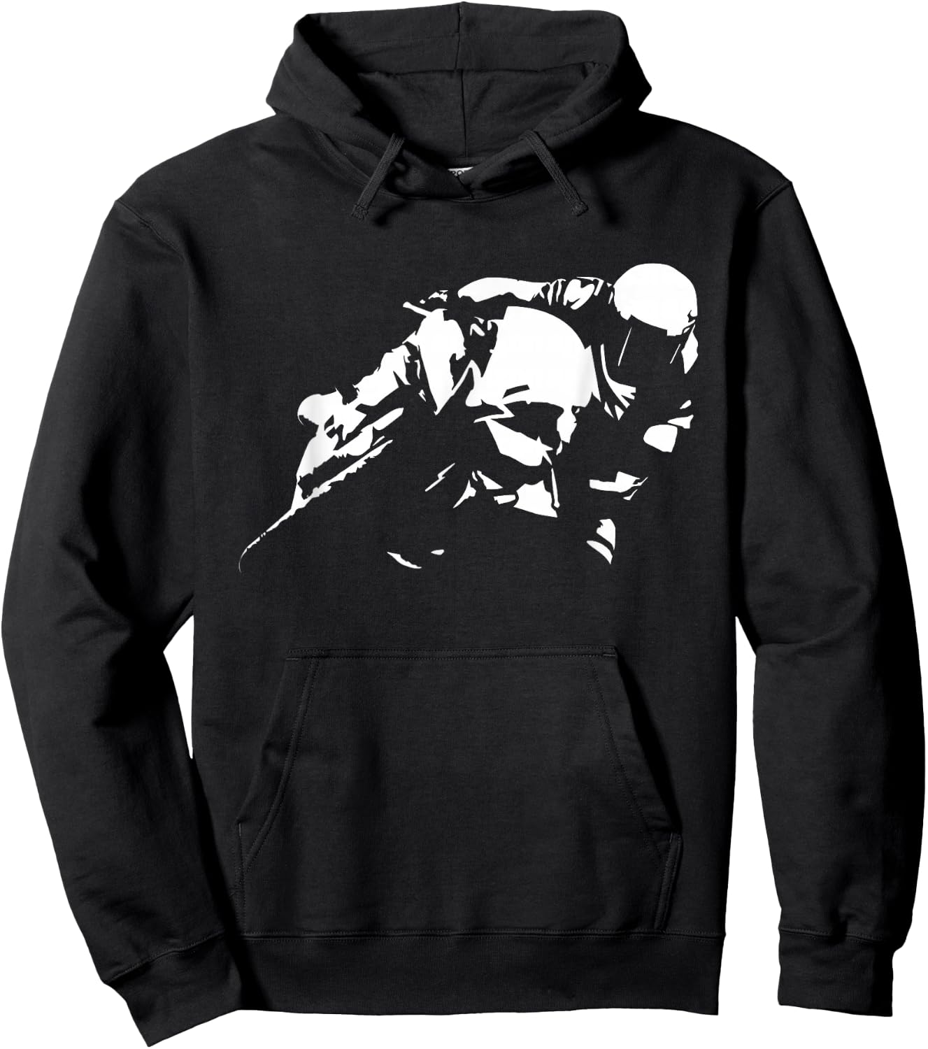 Supersport Sport Bike Motorcycle Racing Biker Illustration Hoodie - Hoodie | Black